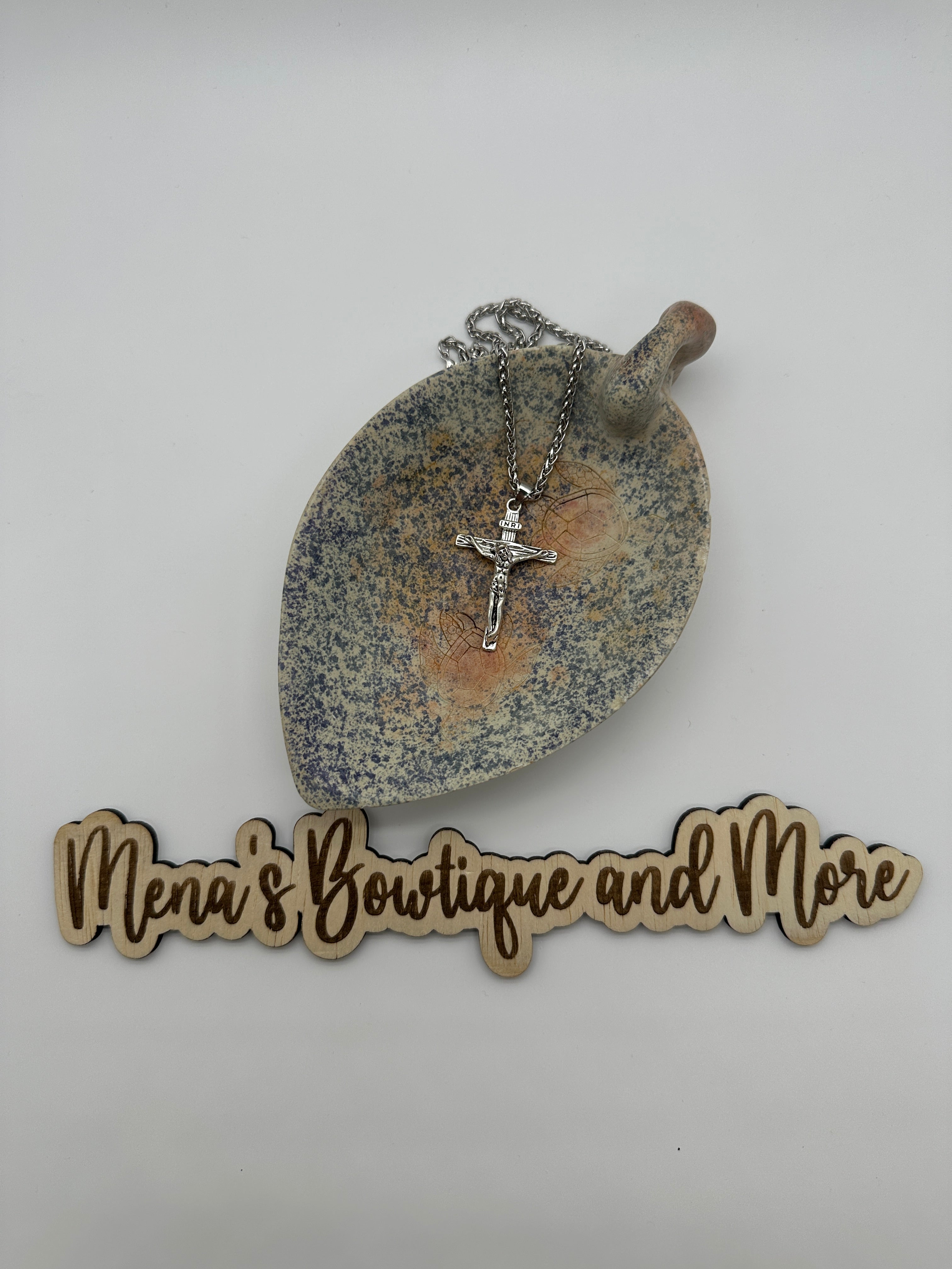 Jesus Crucifix Necklace- Silver Assorted