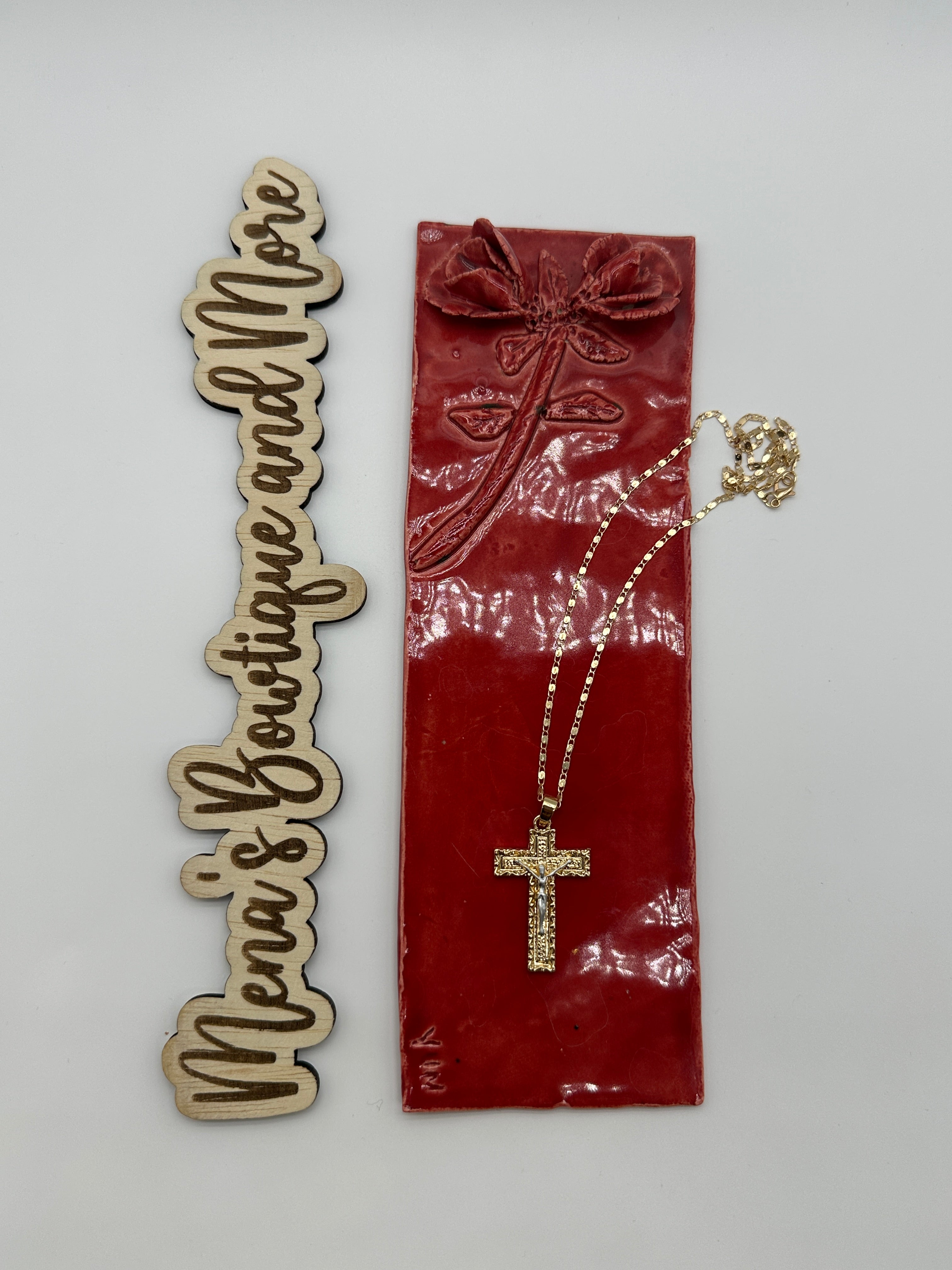 Multicolor Jesus Crucifix Necklace