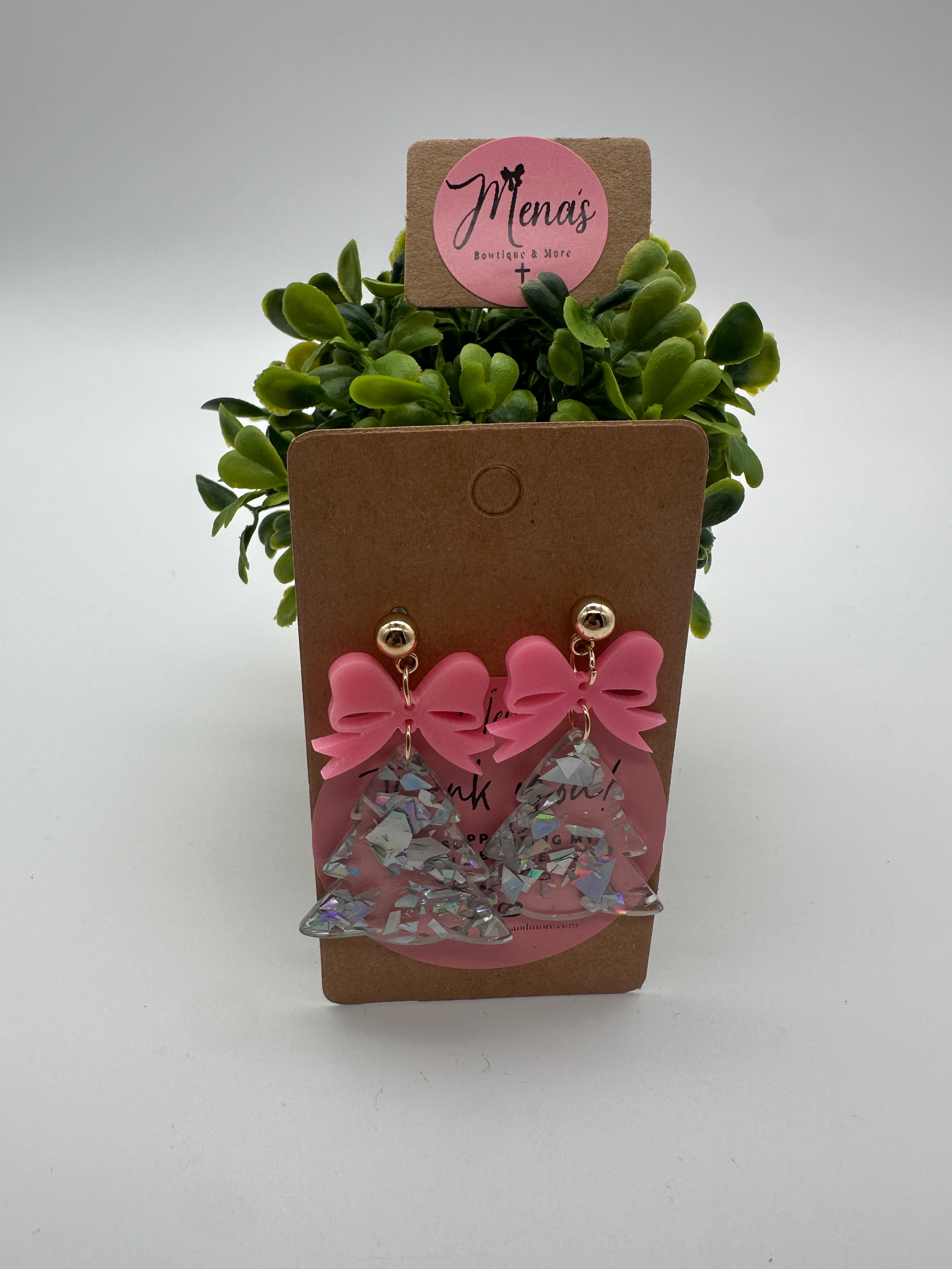 Christmas Tree Dangle Earrings (assorted)