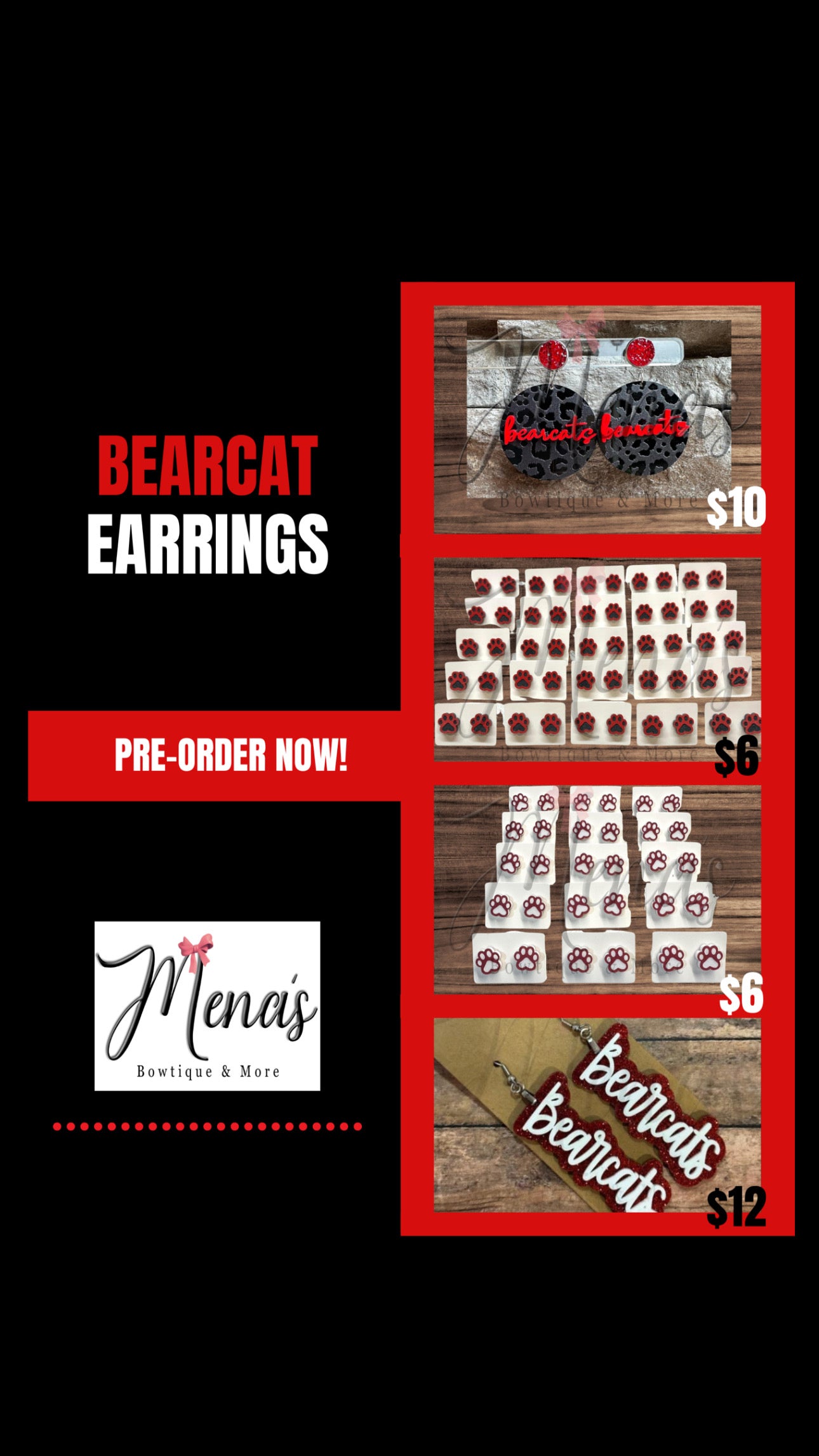 Leopard Round Acrylic Dangles