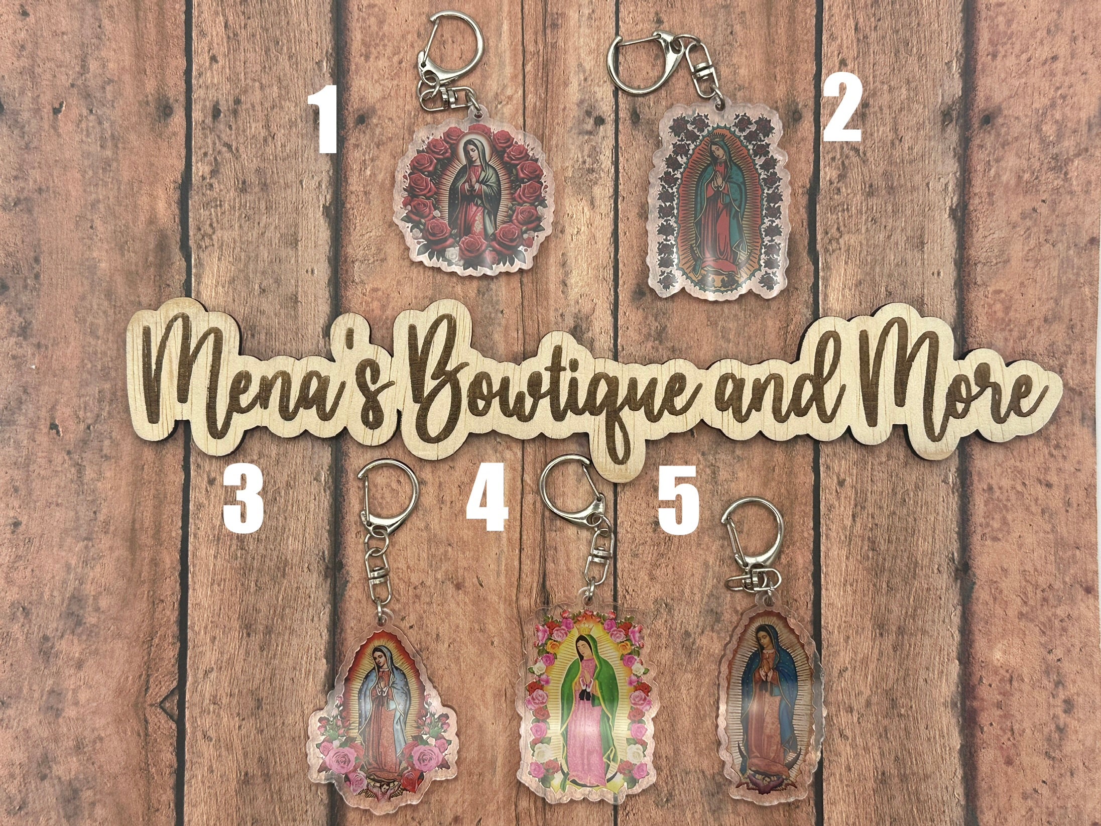 Virgen de Guadalupe Keychains (Assorted)