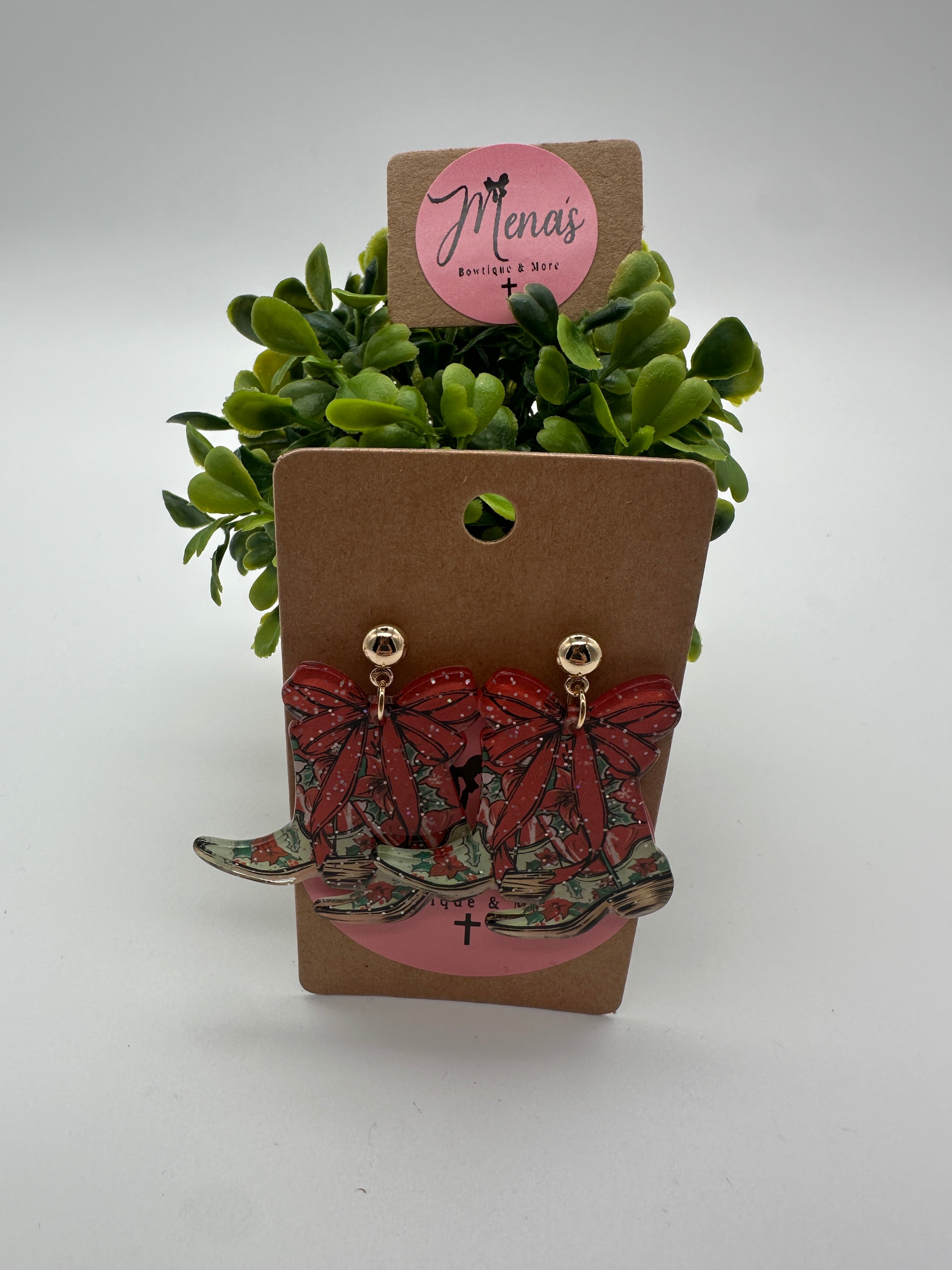 Hook & Loop Christmas Dangle Earrings (assorted)