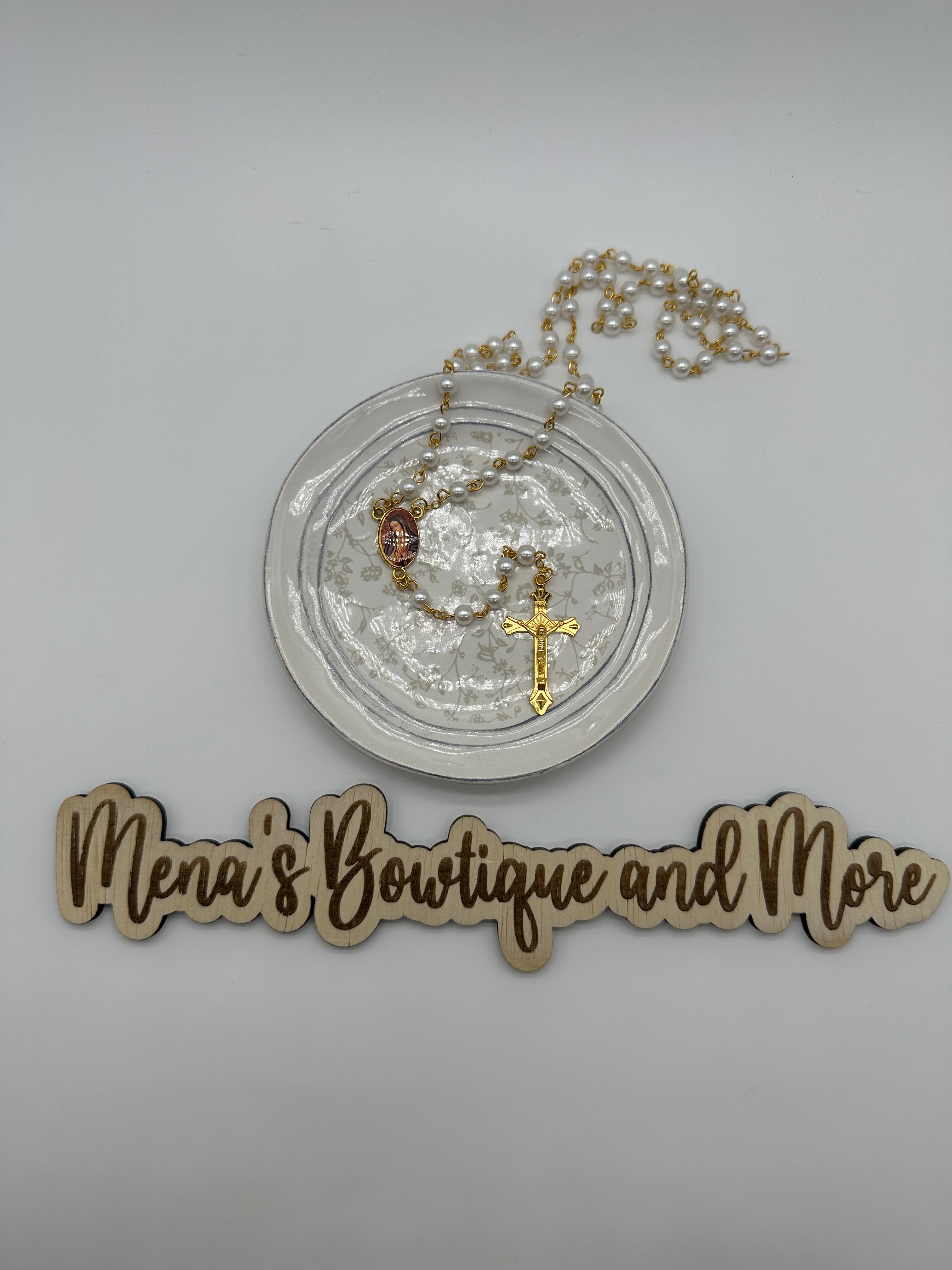 Virgen de Guadalupe Rosary- Gold Assorted