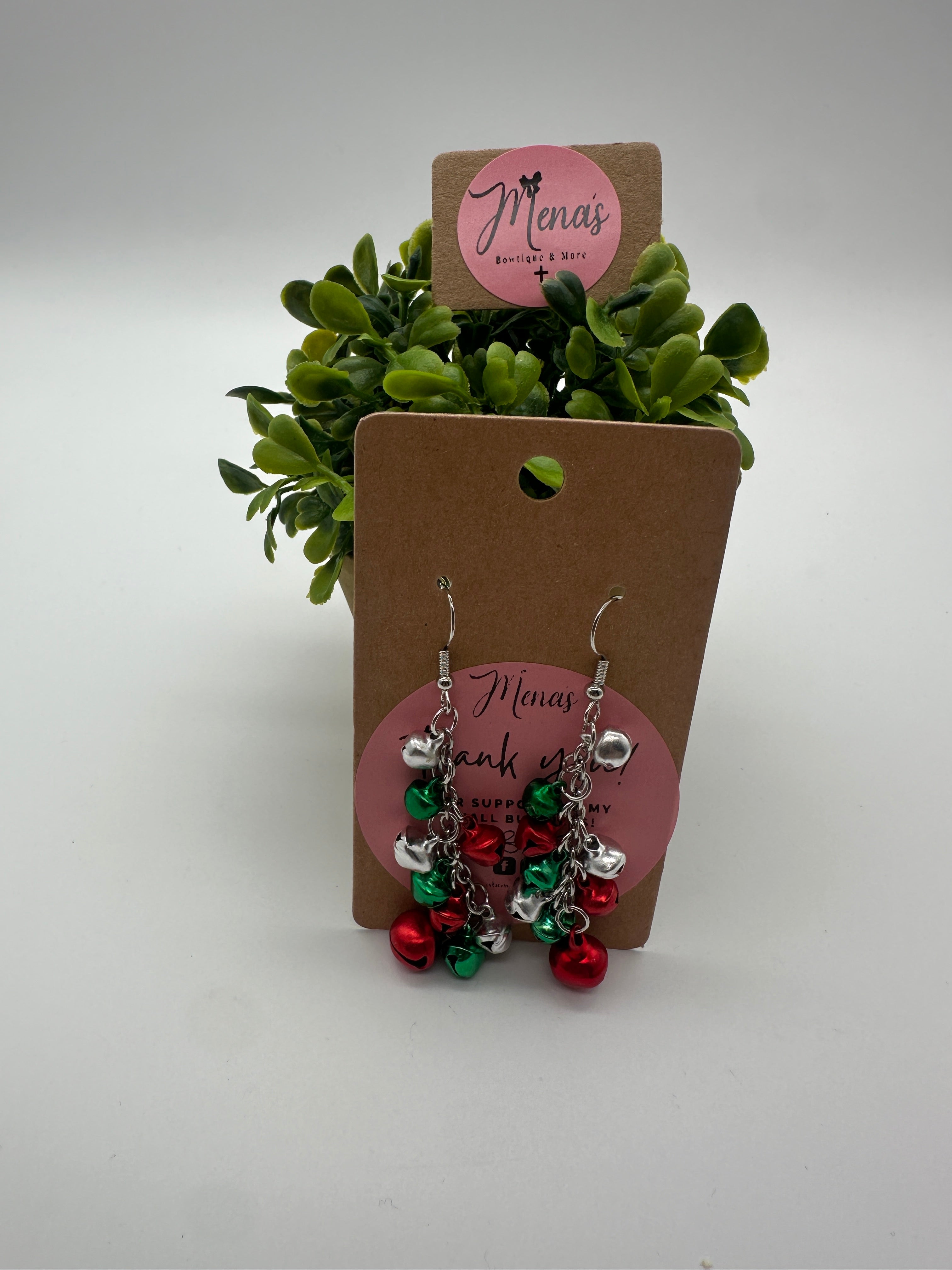 Christmas Bell Dangle Earrings (assorted)
