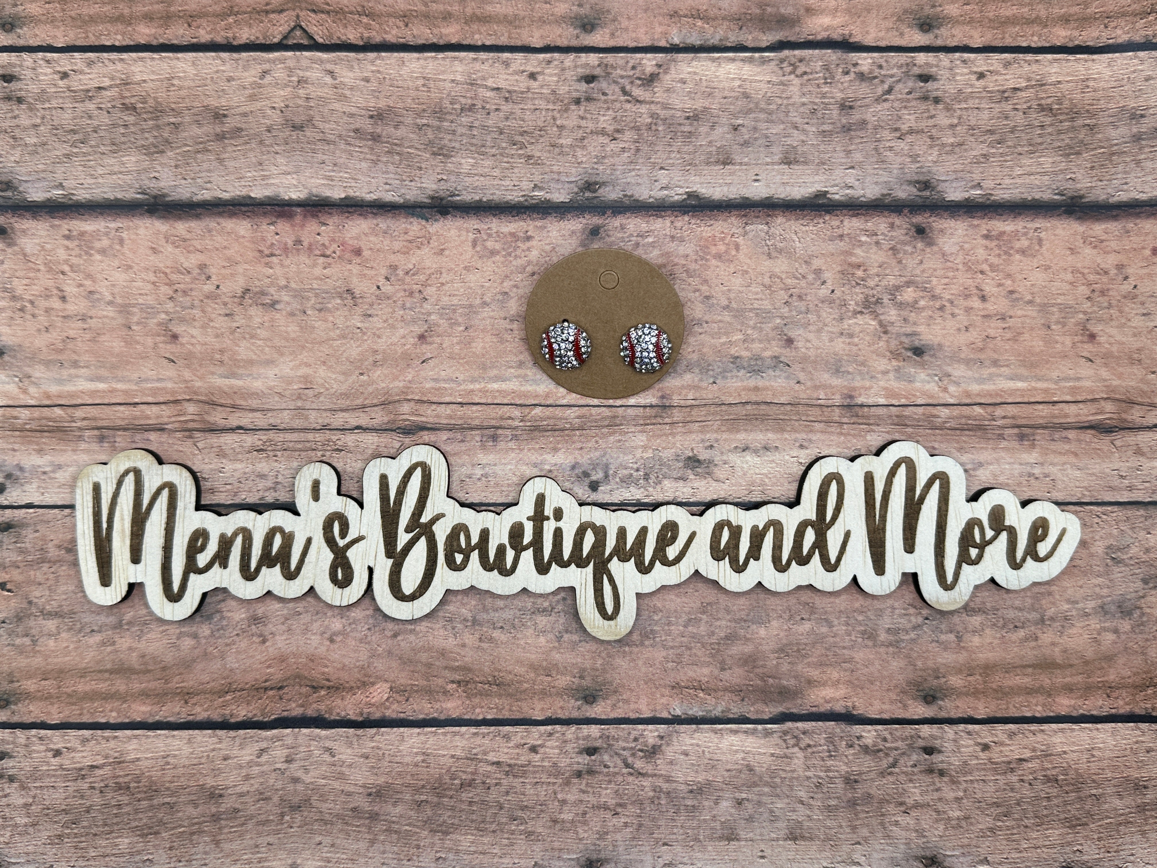 Sport Rhinestone Studs