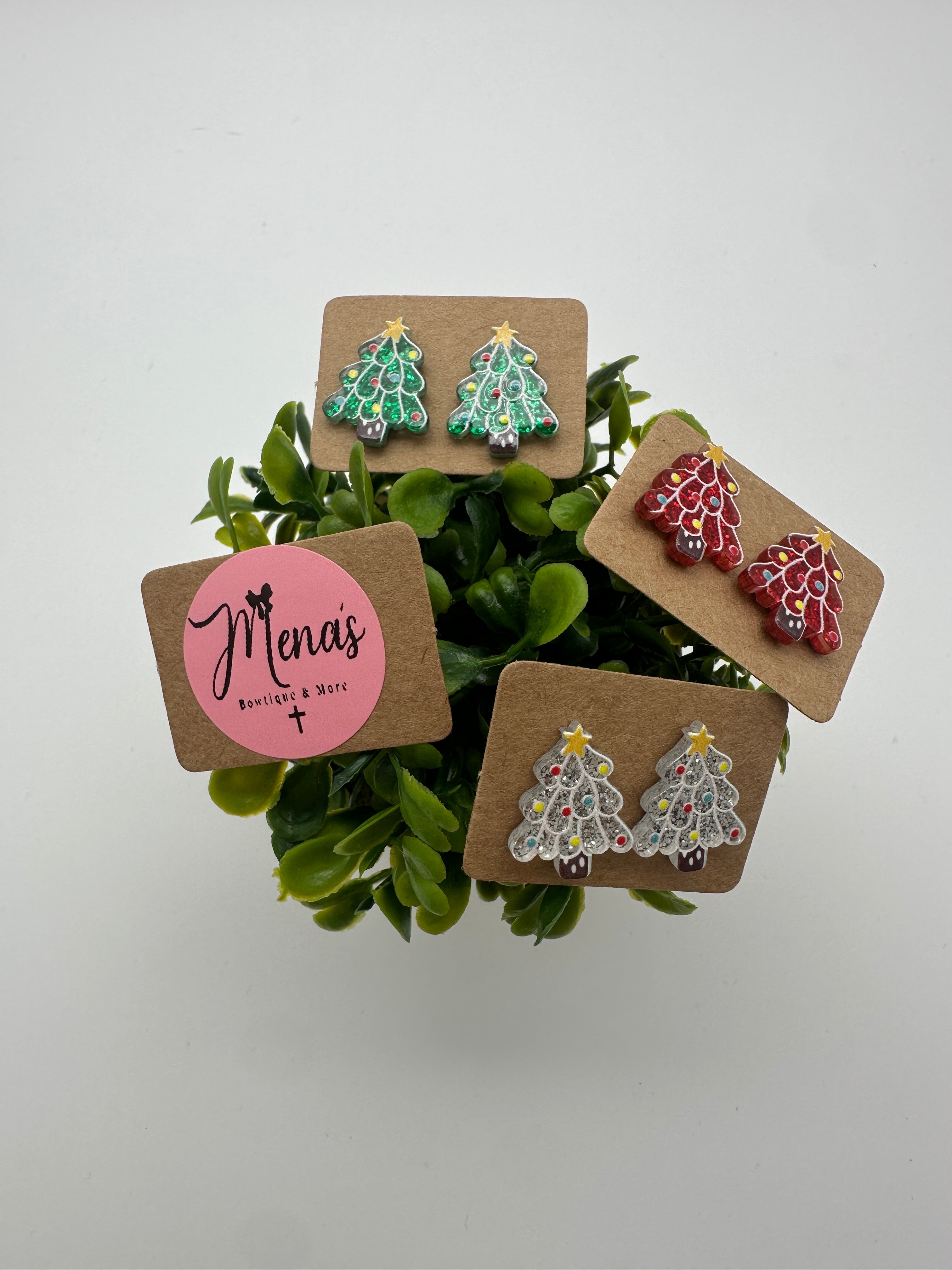Christmas Tree Earring Studs