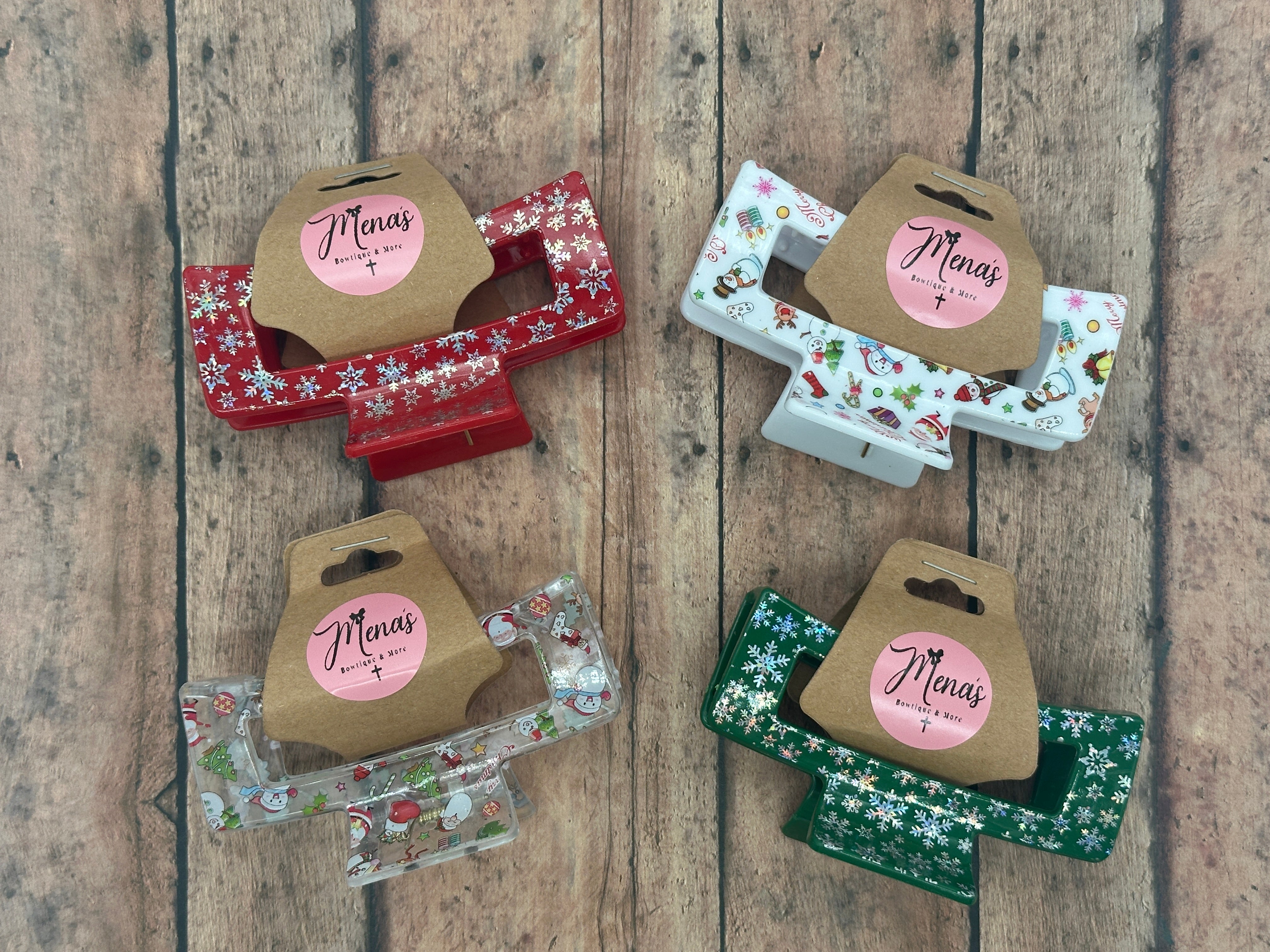 Christmas Hair Clips (Assorted)