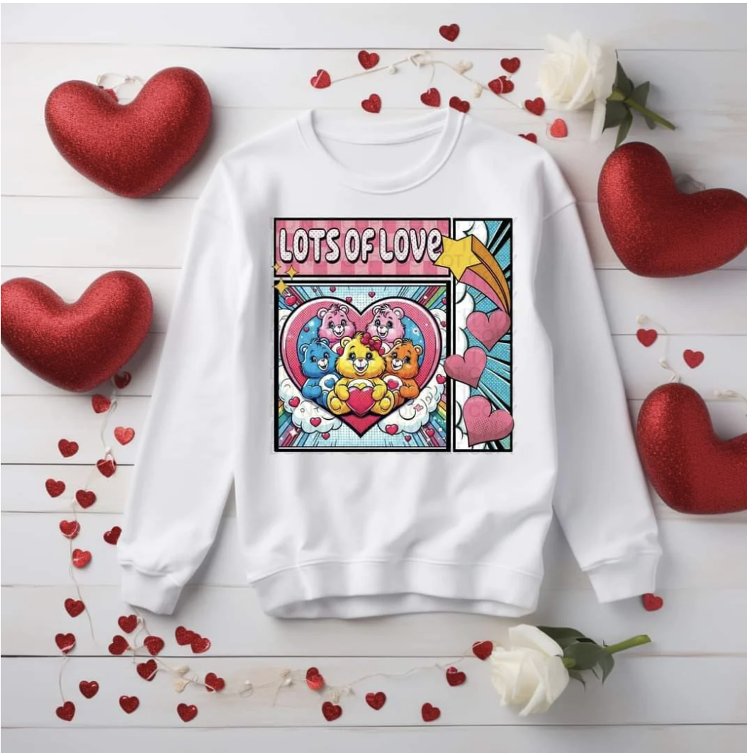 Care Bear Valentine's Screen Transfer (Pre-Order) ADULT
