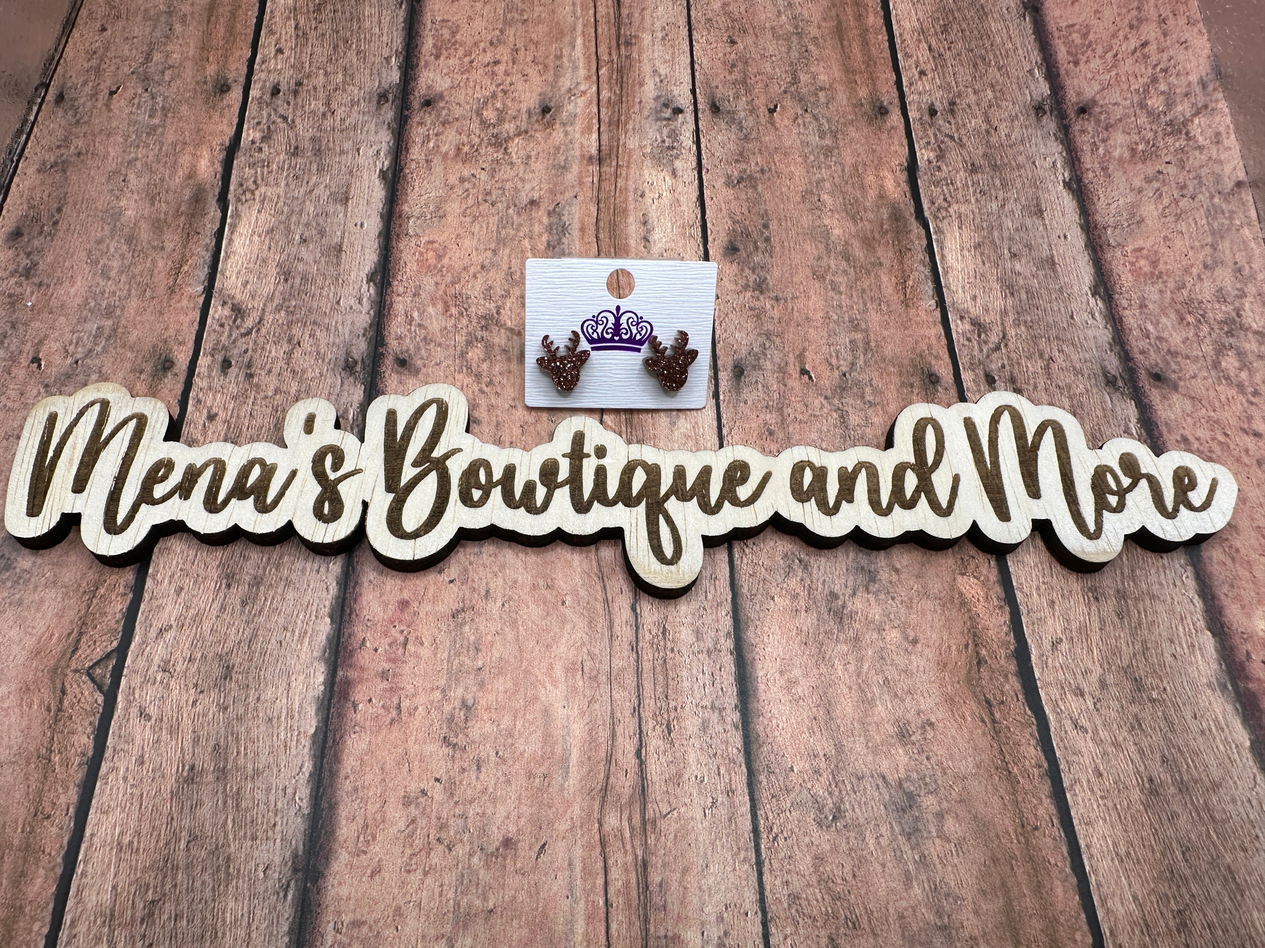 Reindeer Earring Studs