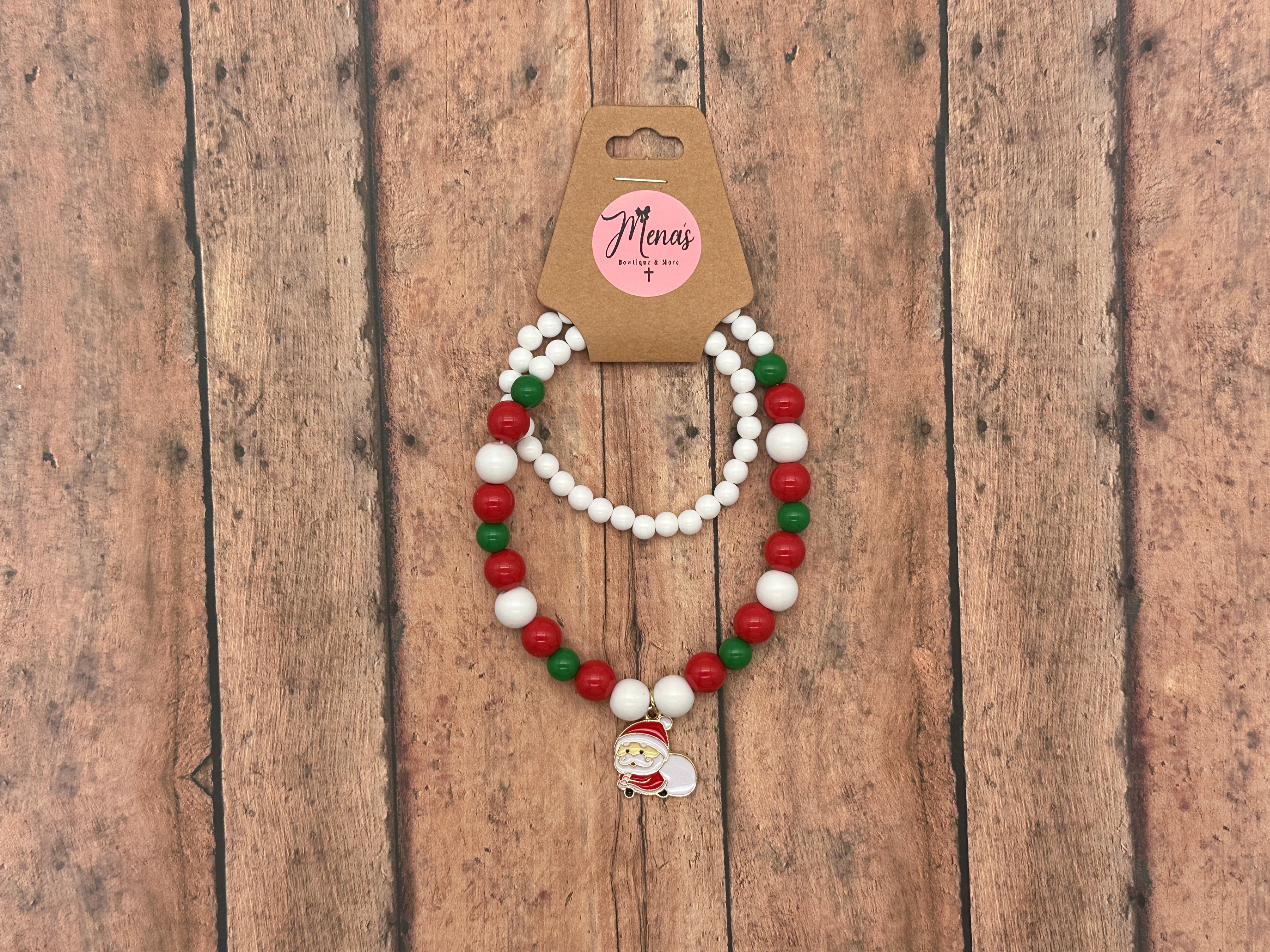 Christmas Beaded Earrings & Necklaces (assorted)