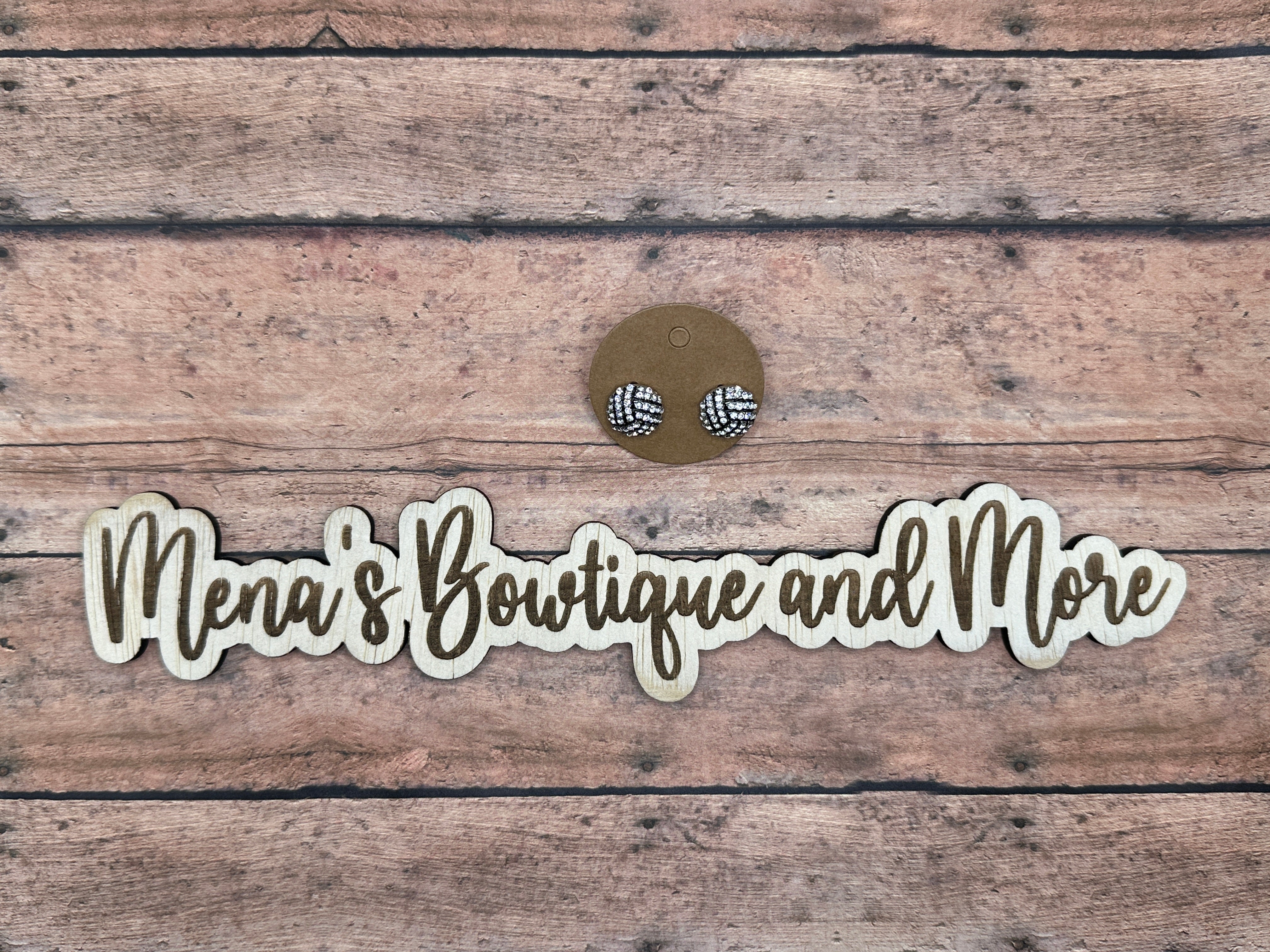 Sport Rhinestone Studs