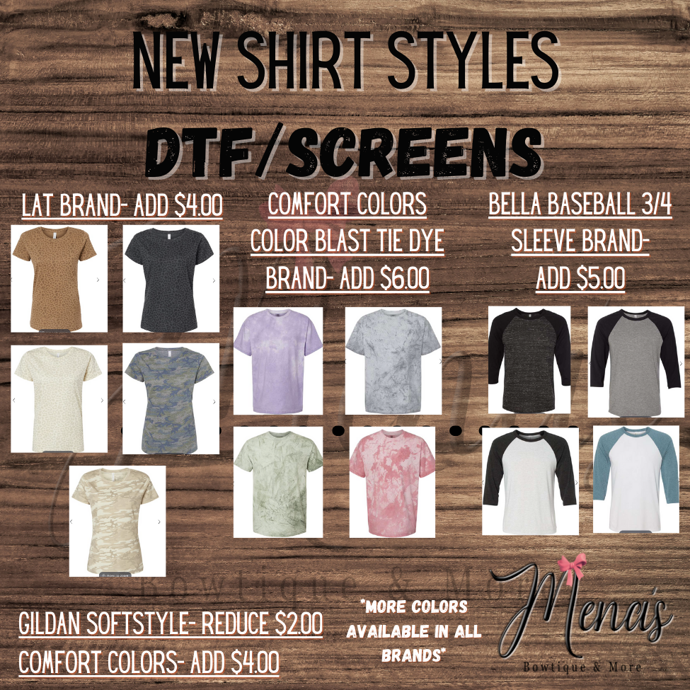 Custom DTF (Pre-Order)