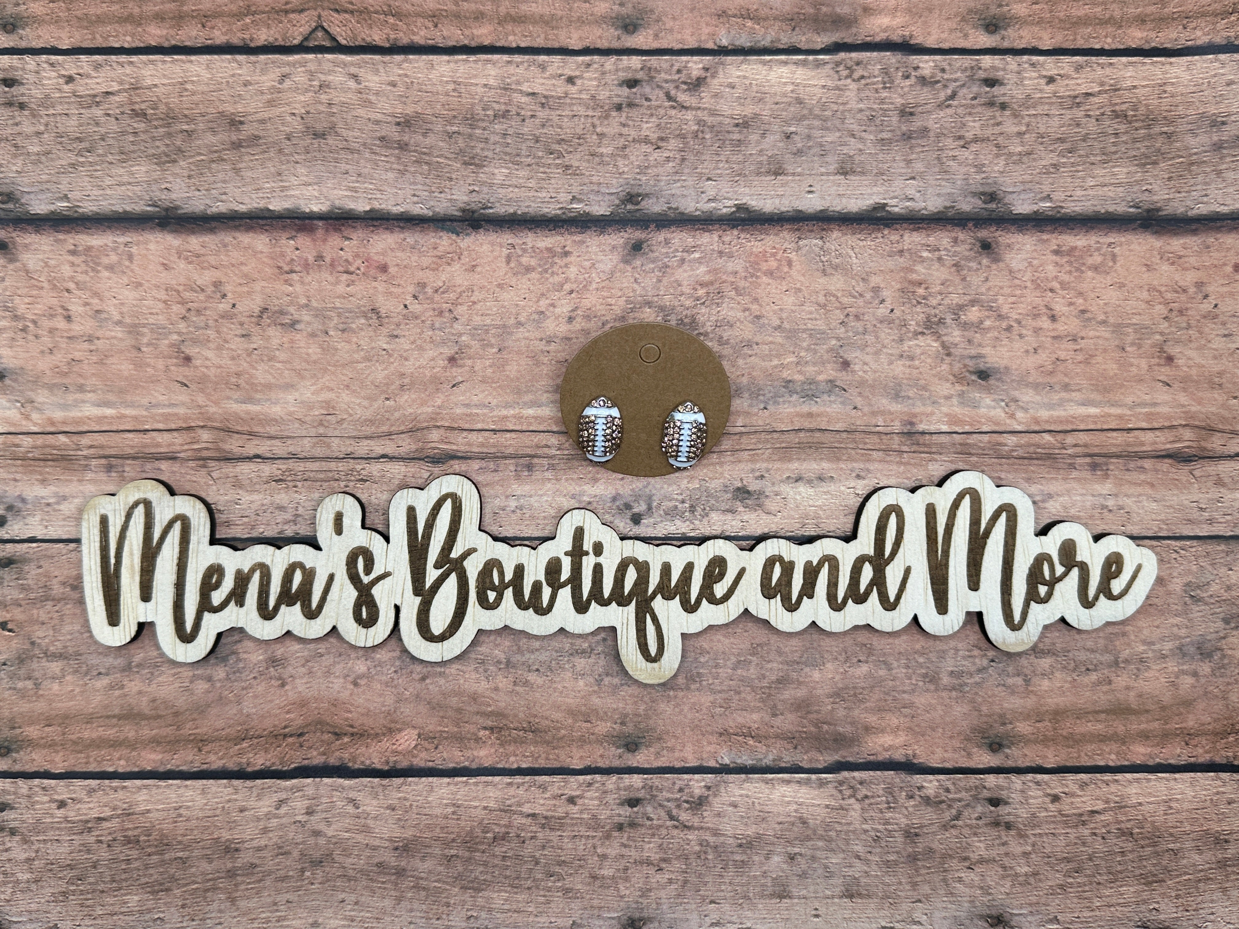 Sport Rhinestone Studs