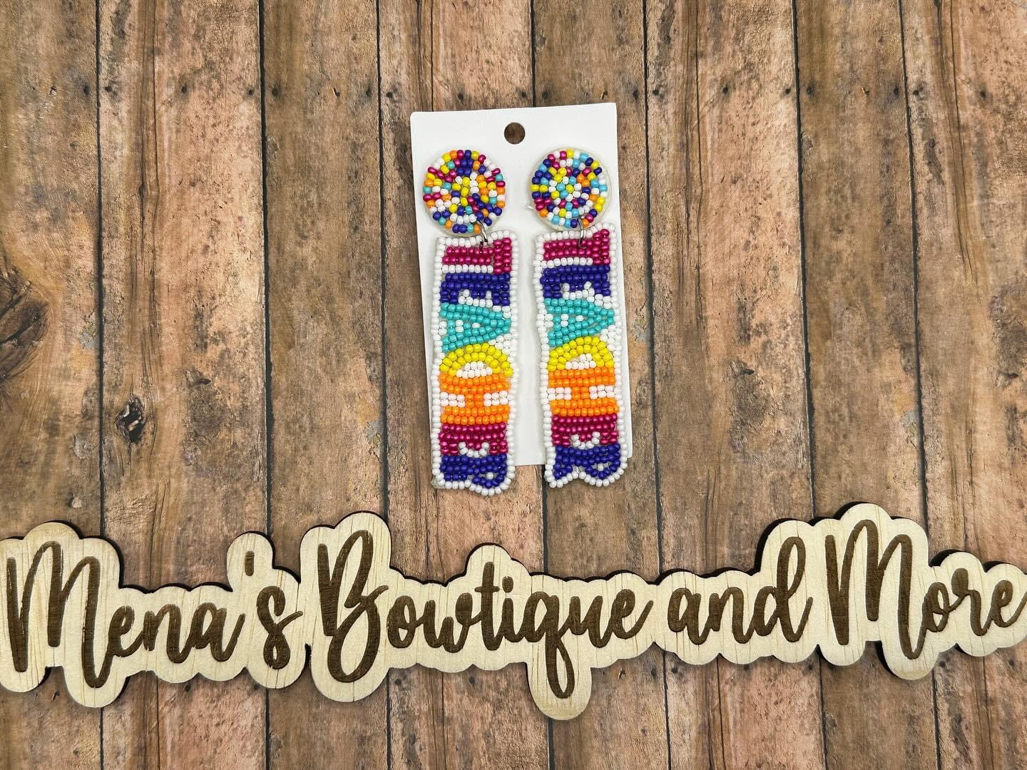 Teacher Beaded Dangles