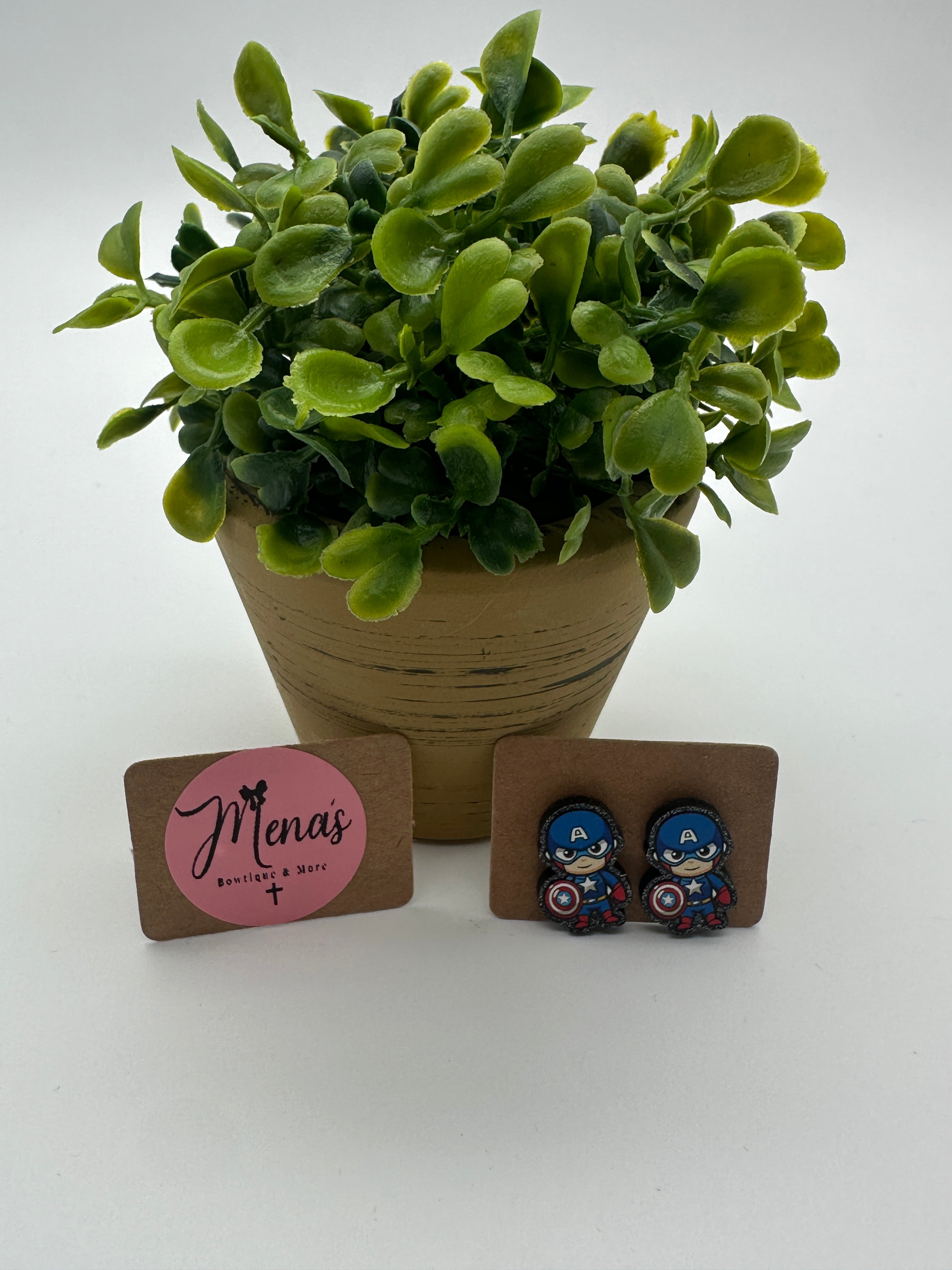 Character Earrings (Studs)