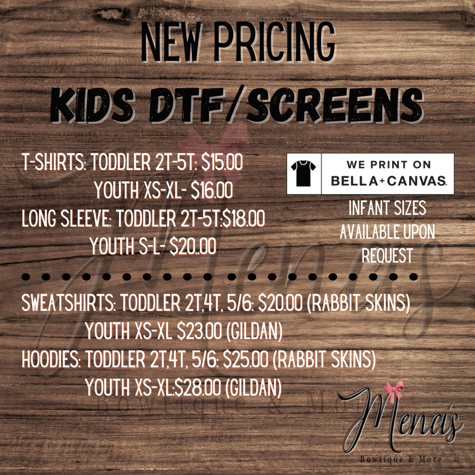 Custom DTF (Pre-Order)