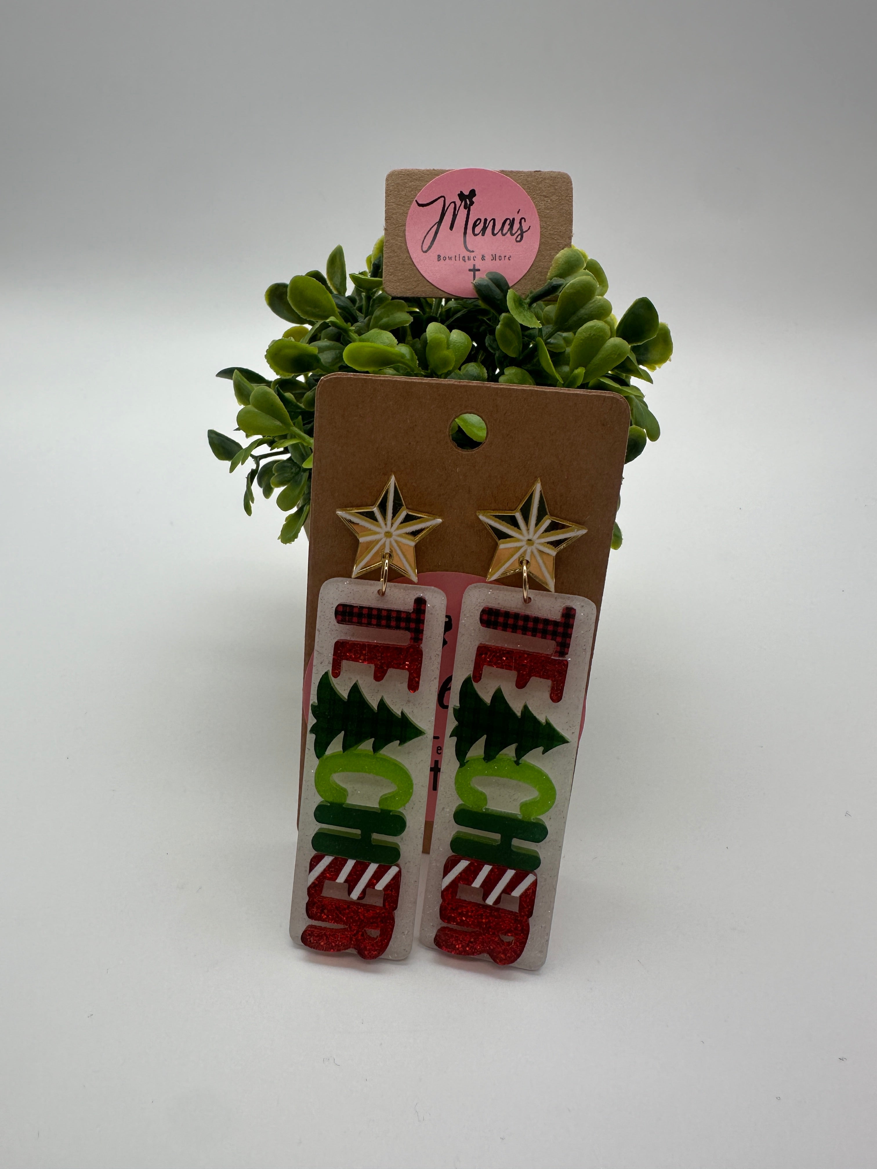 Christmas Teacher Dangle Earrings