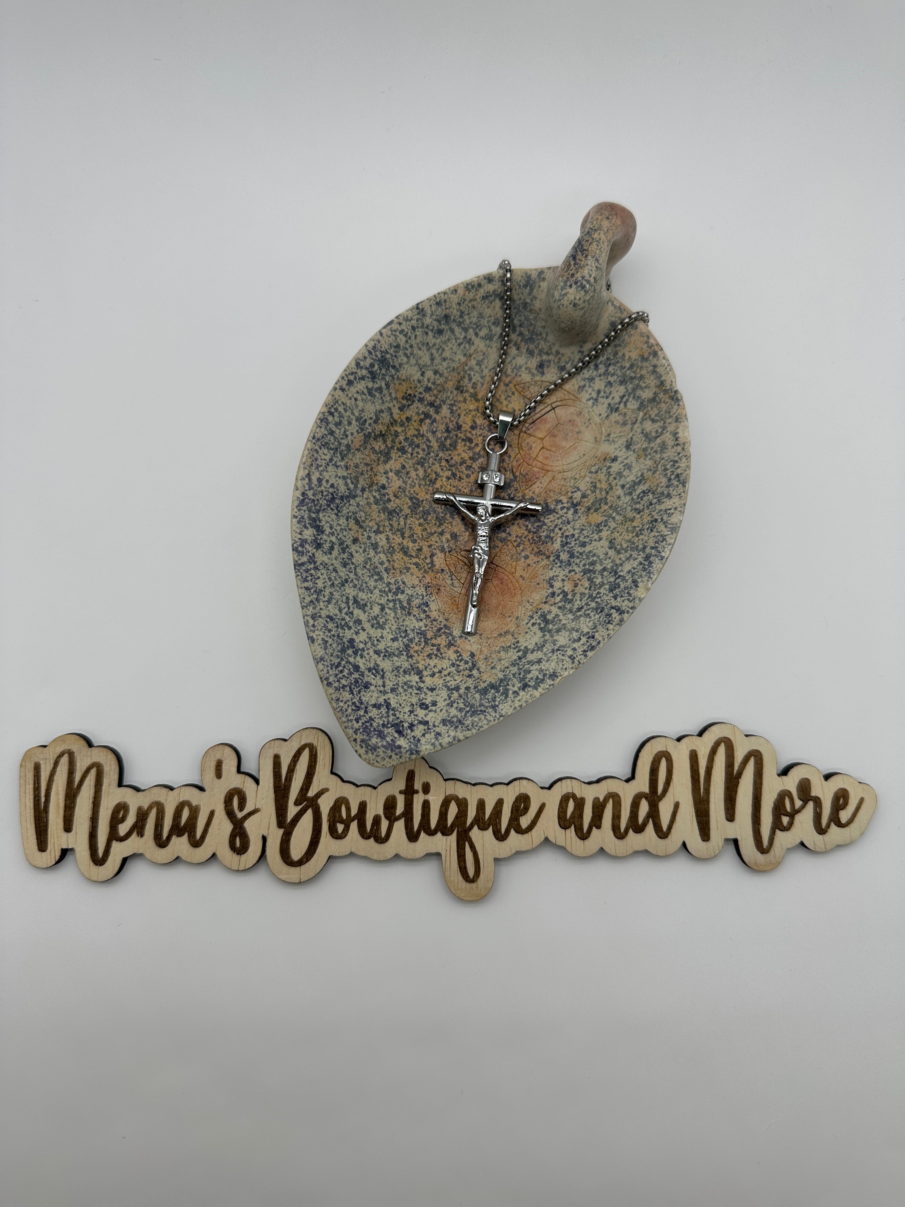 Jesus Crucifix Necklace- Silver Assorted