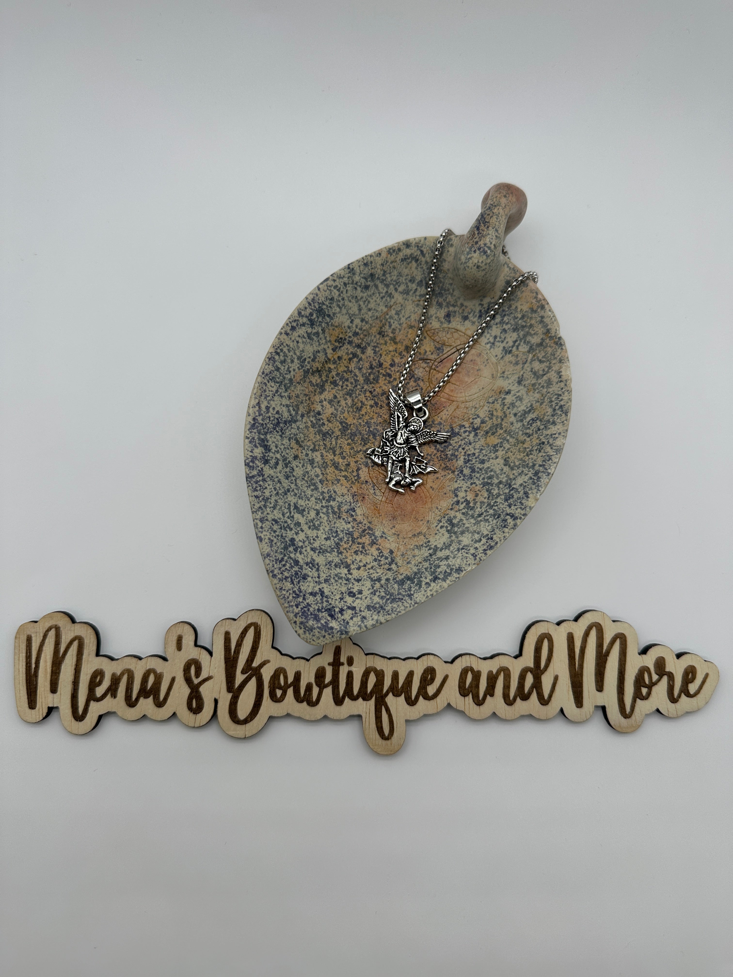 St. Michael Necklace- Silver (Assorted)