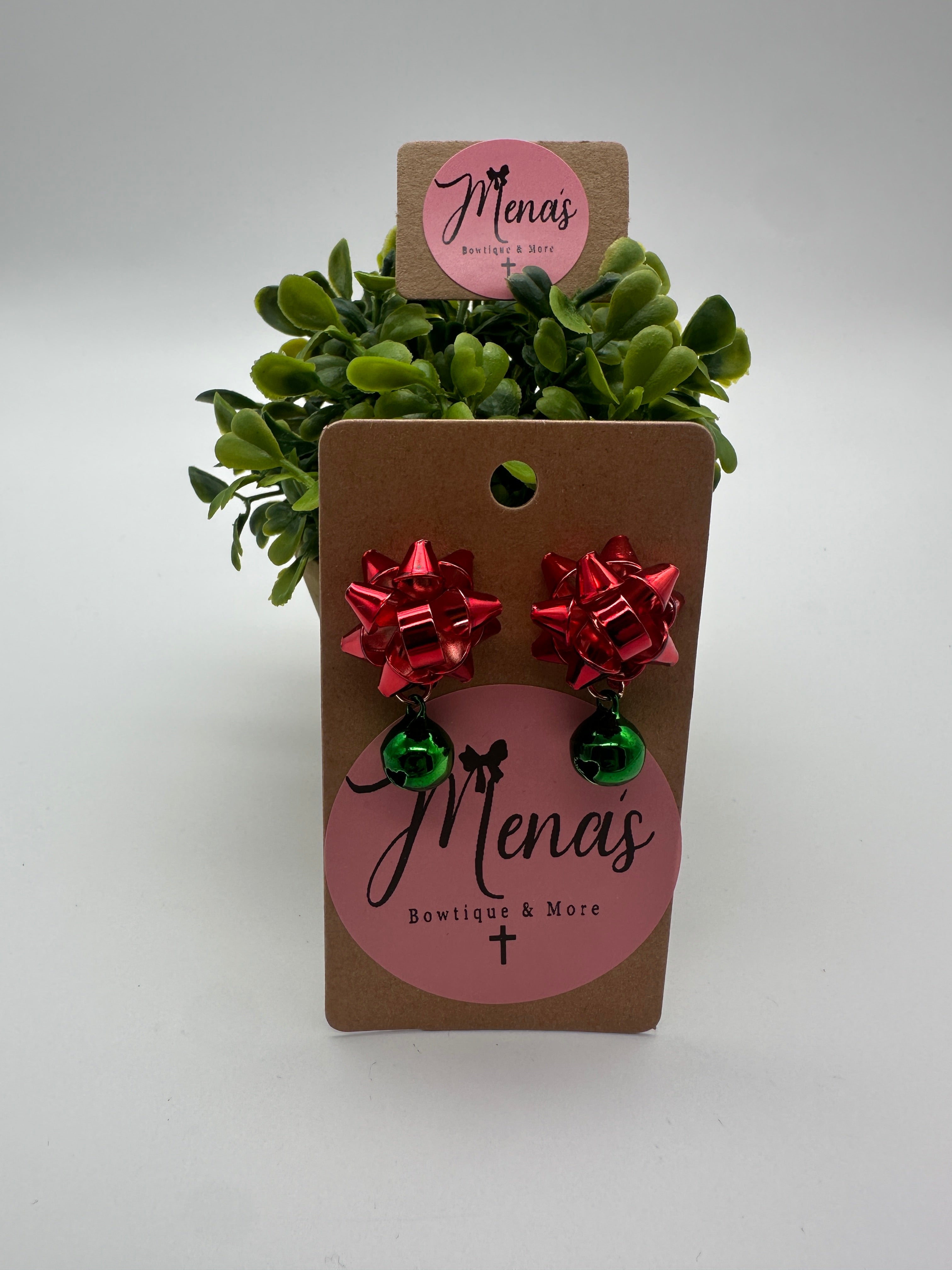 Christmas Bell Dangle Earrings (assorted)