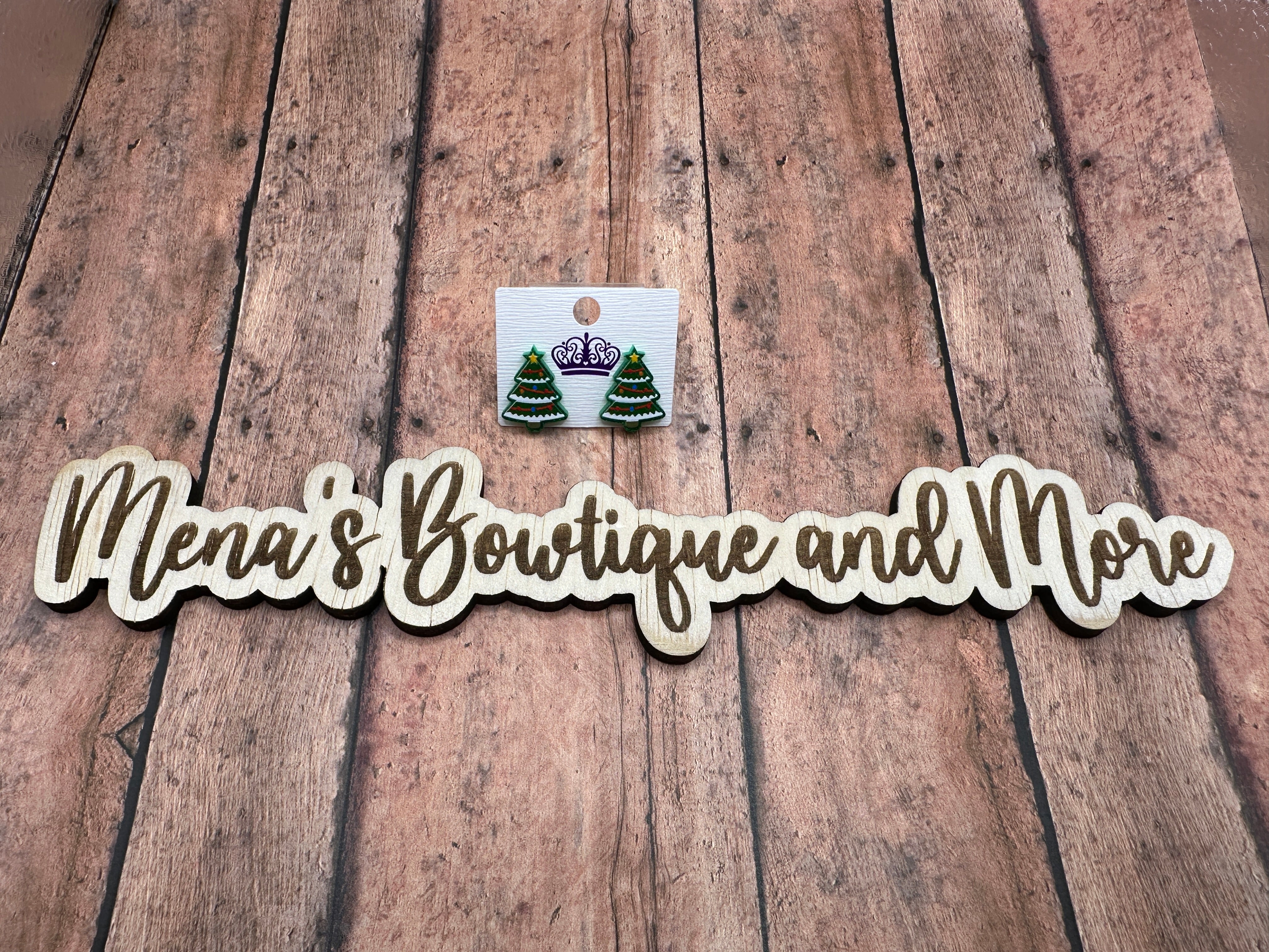 Christmas Tree Earring Studs