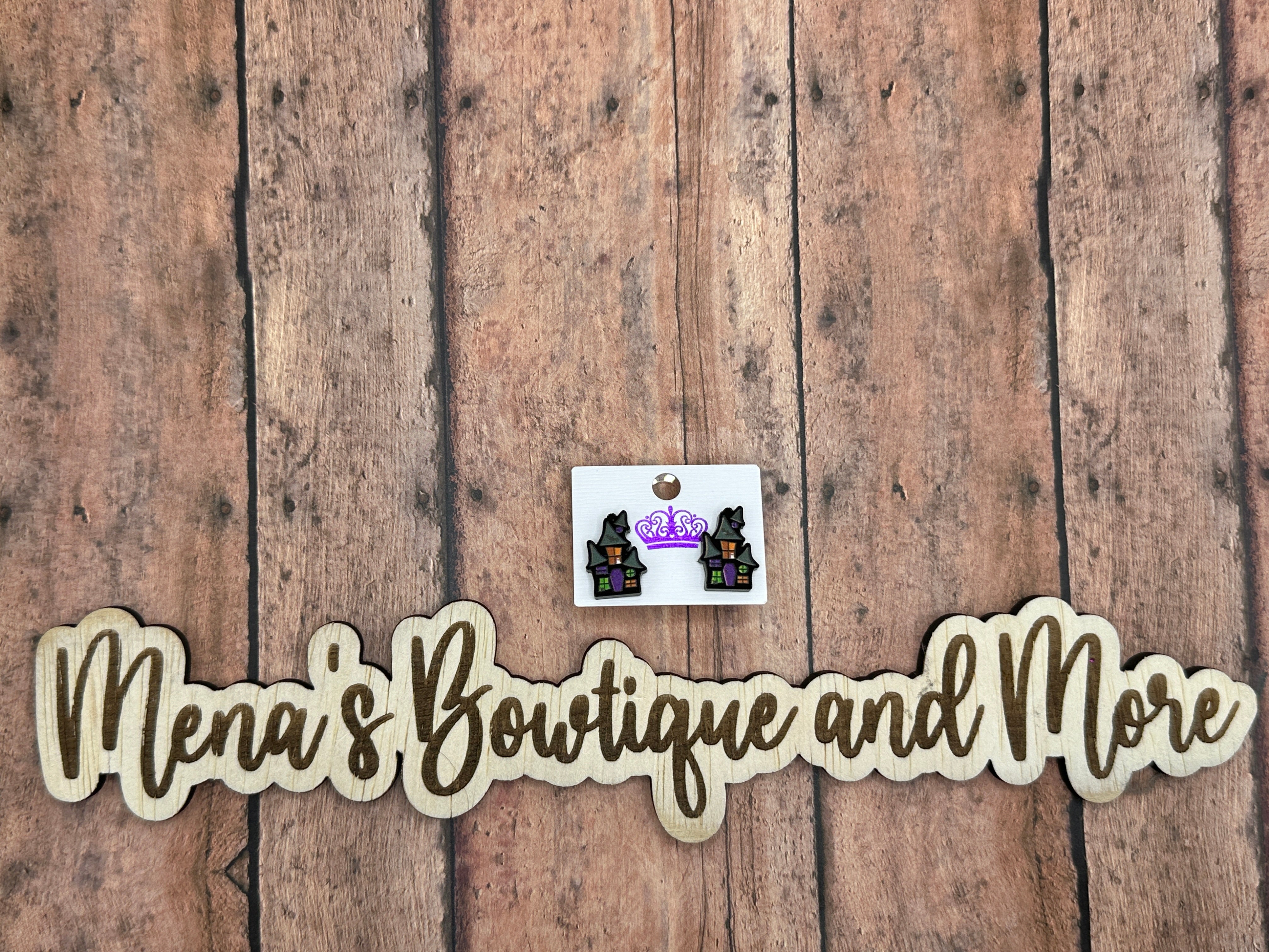 Haunted House Earrings