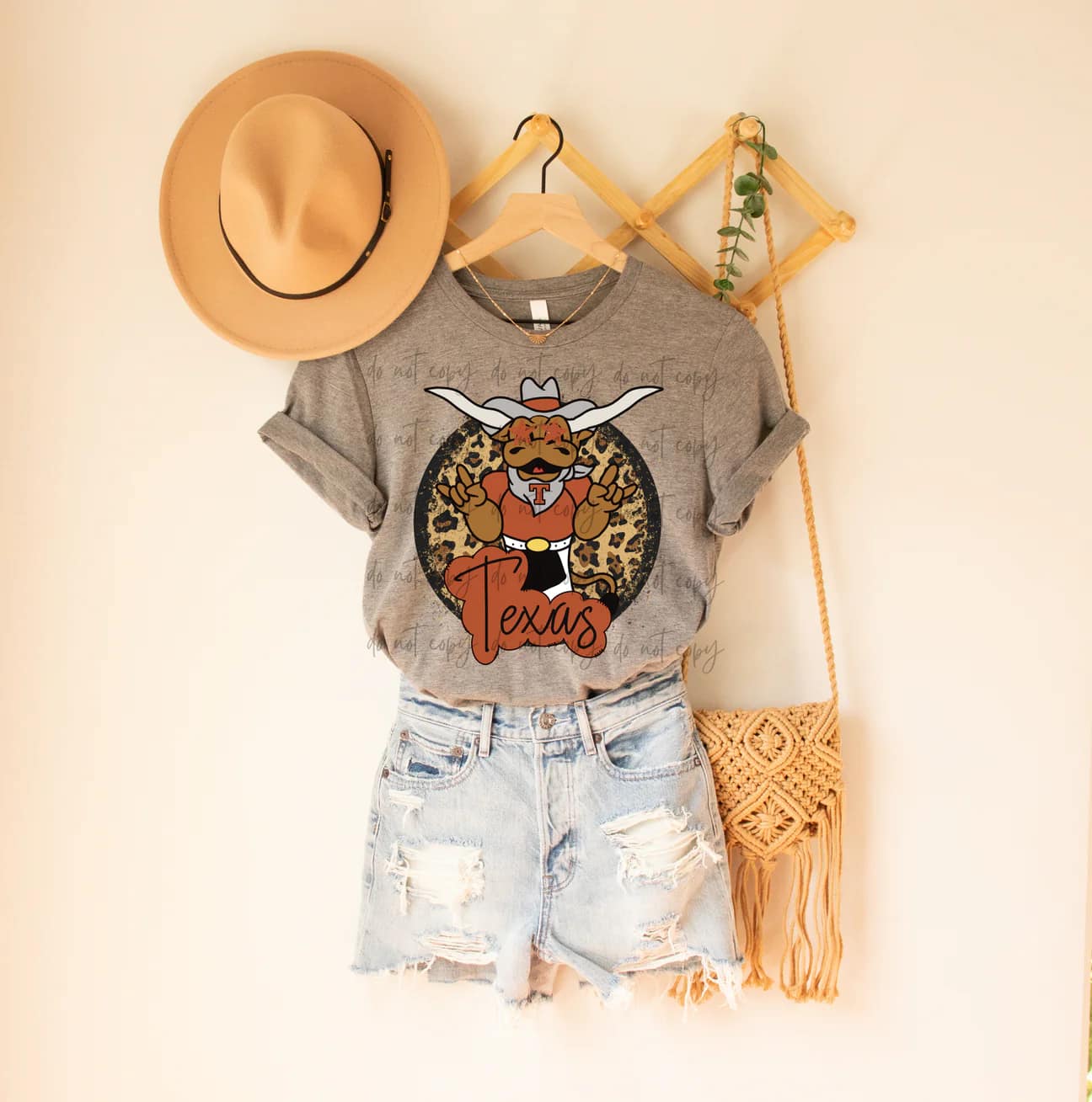 Longhorn Leopard Screen Transfer (Pre-Order) ADULT