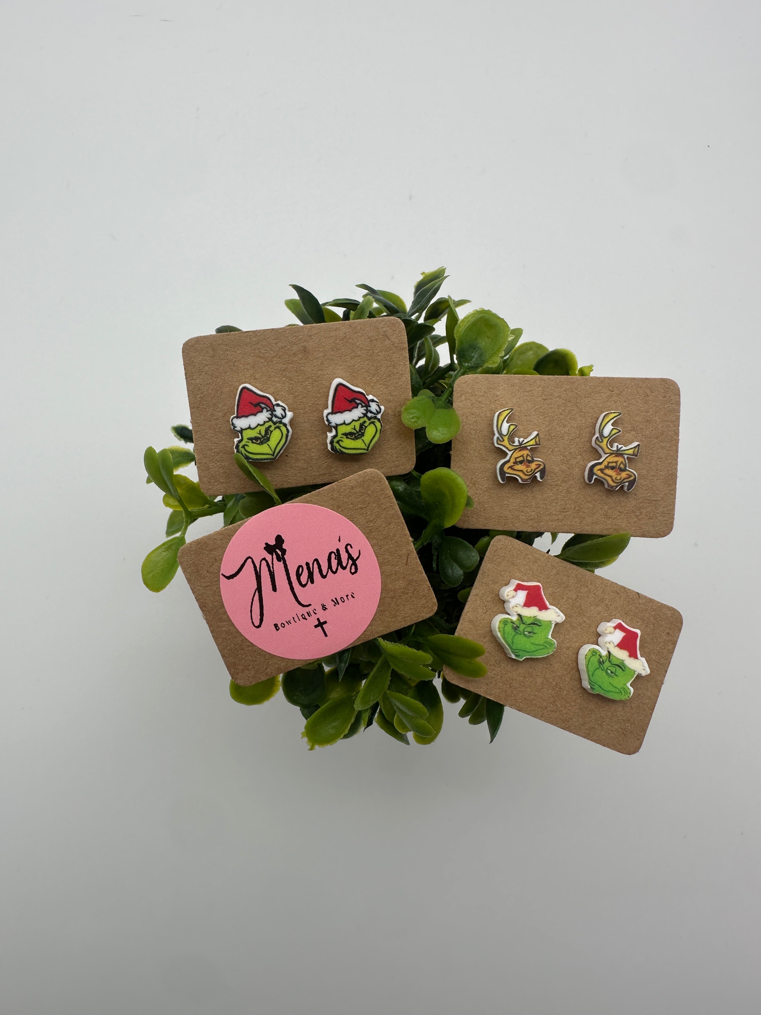 Green Man Small Studs