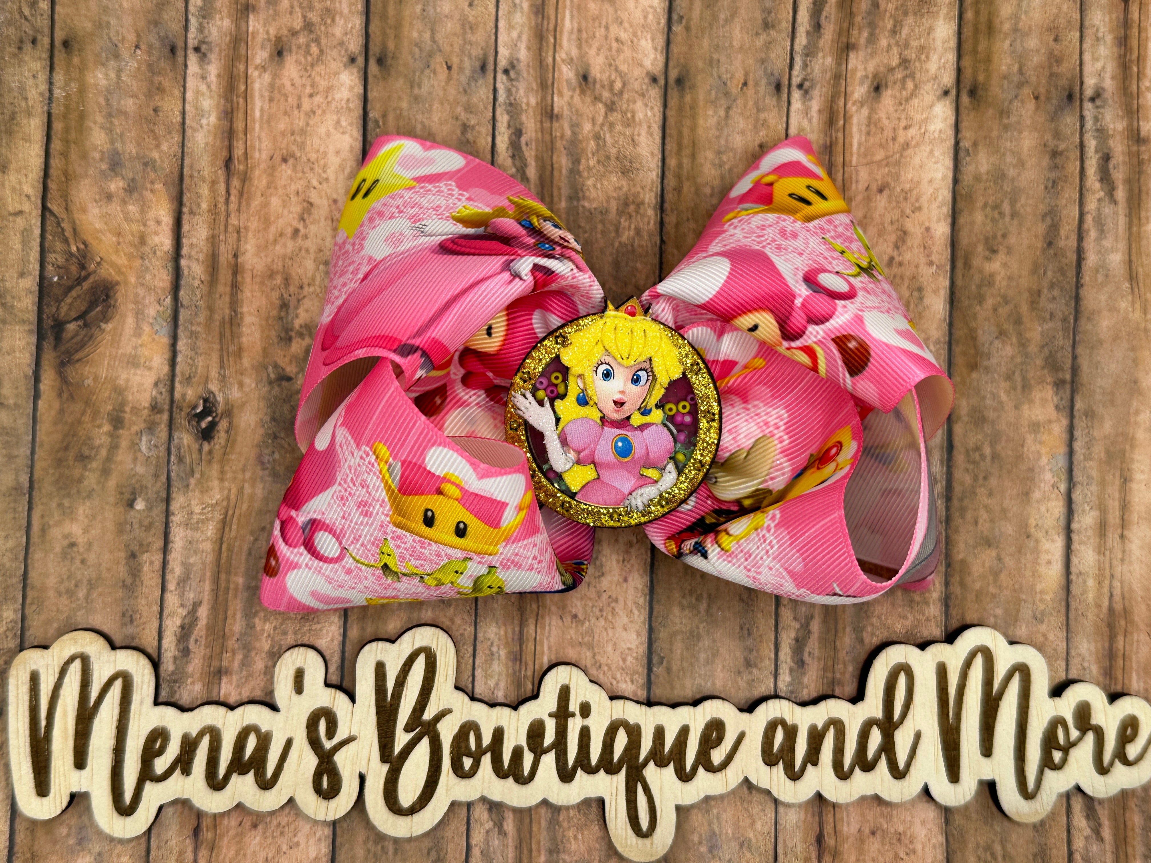 Race Car Princess Boutique Bow