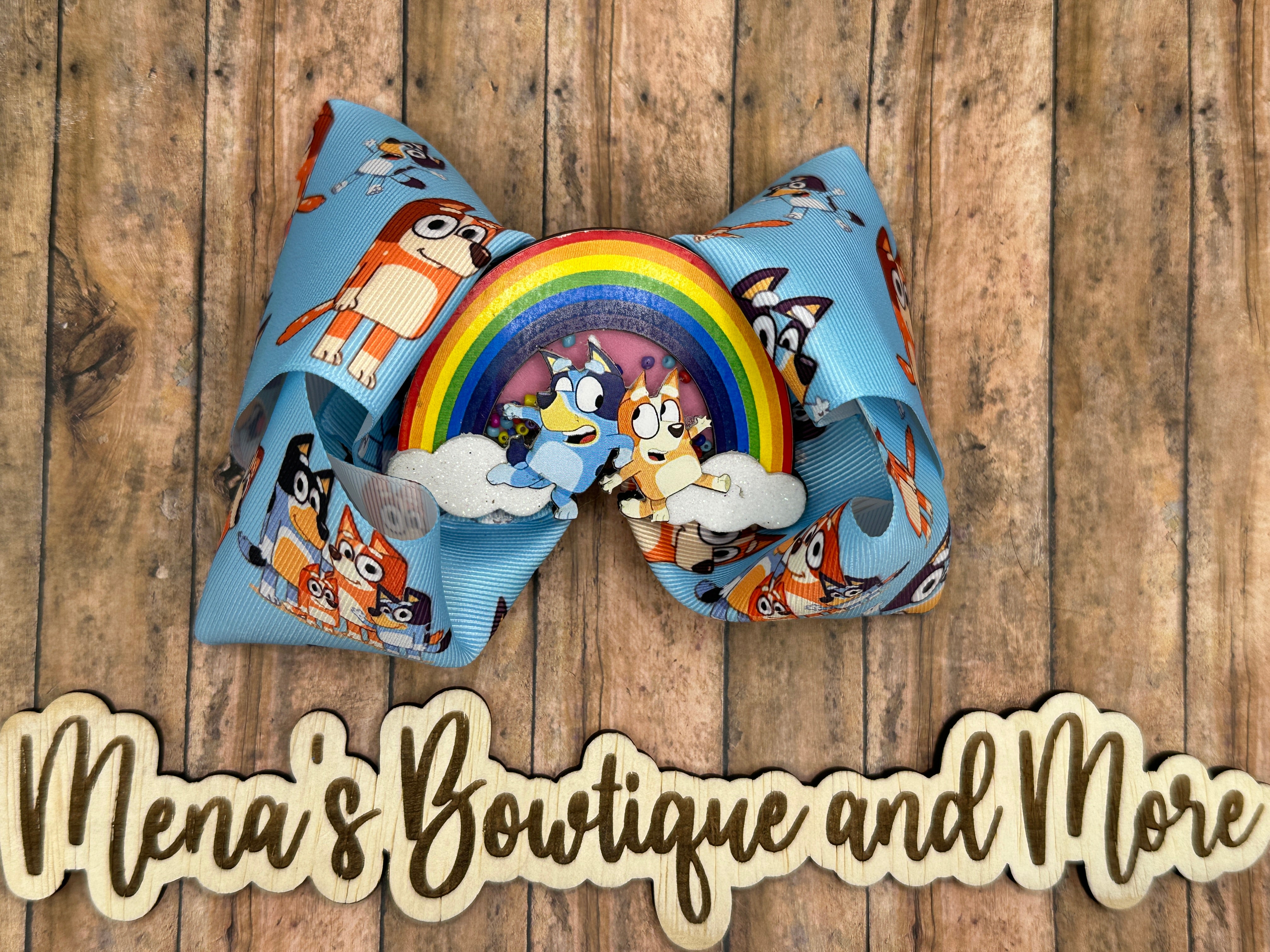 Blue Pup Boutique Bow