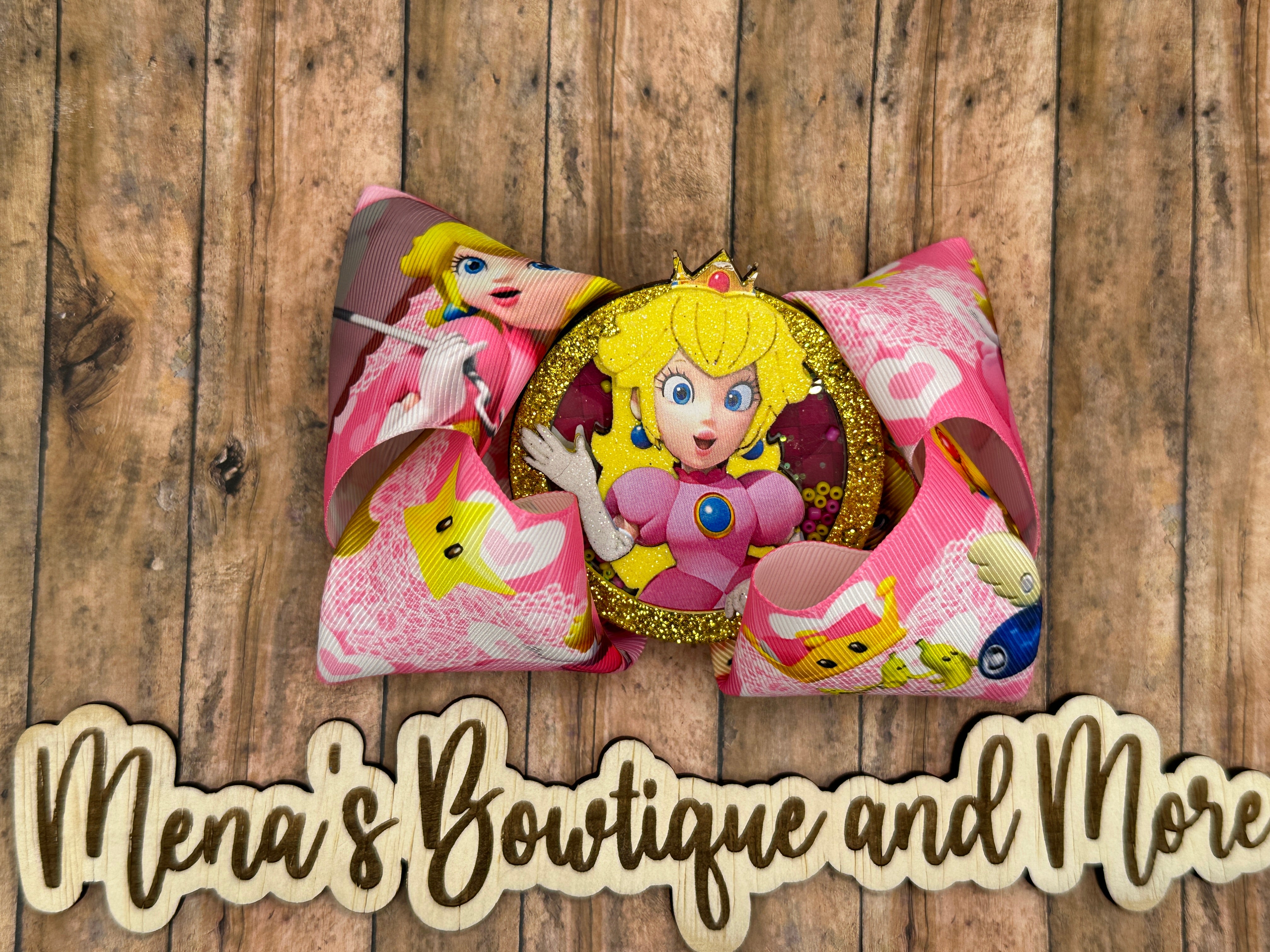 Race Car Princess Boutique Bow