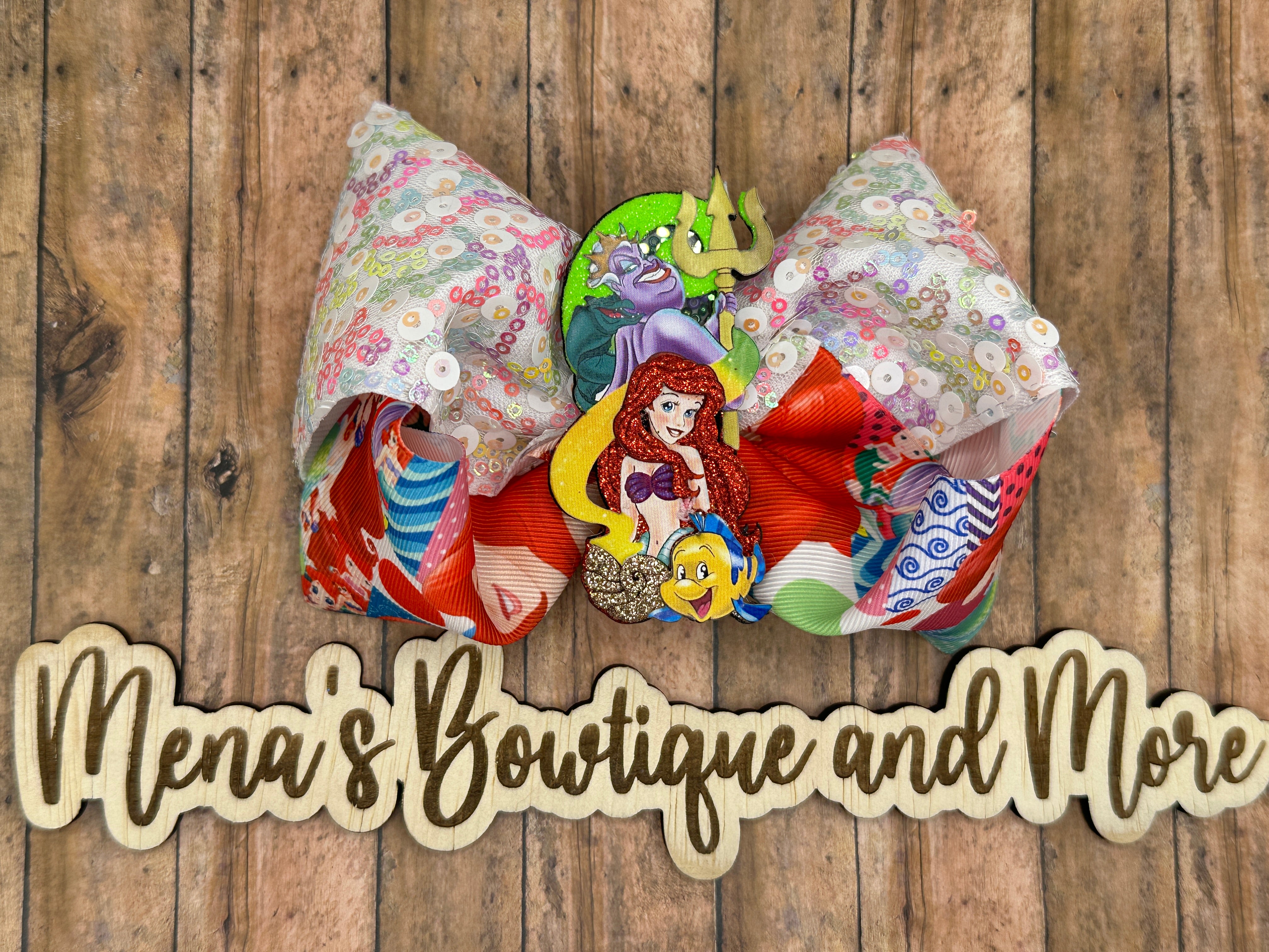 Red Head Princess Boutique Bow