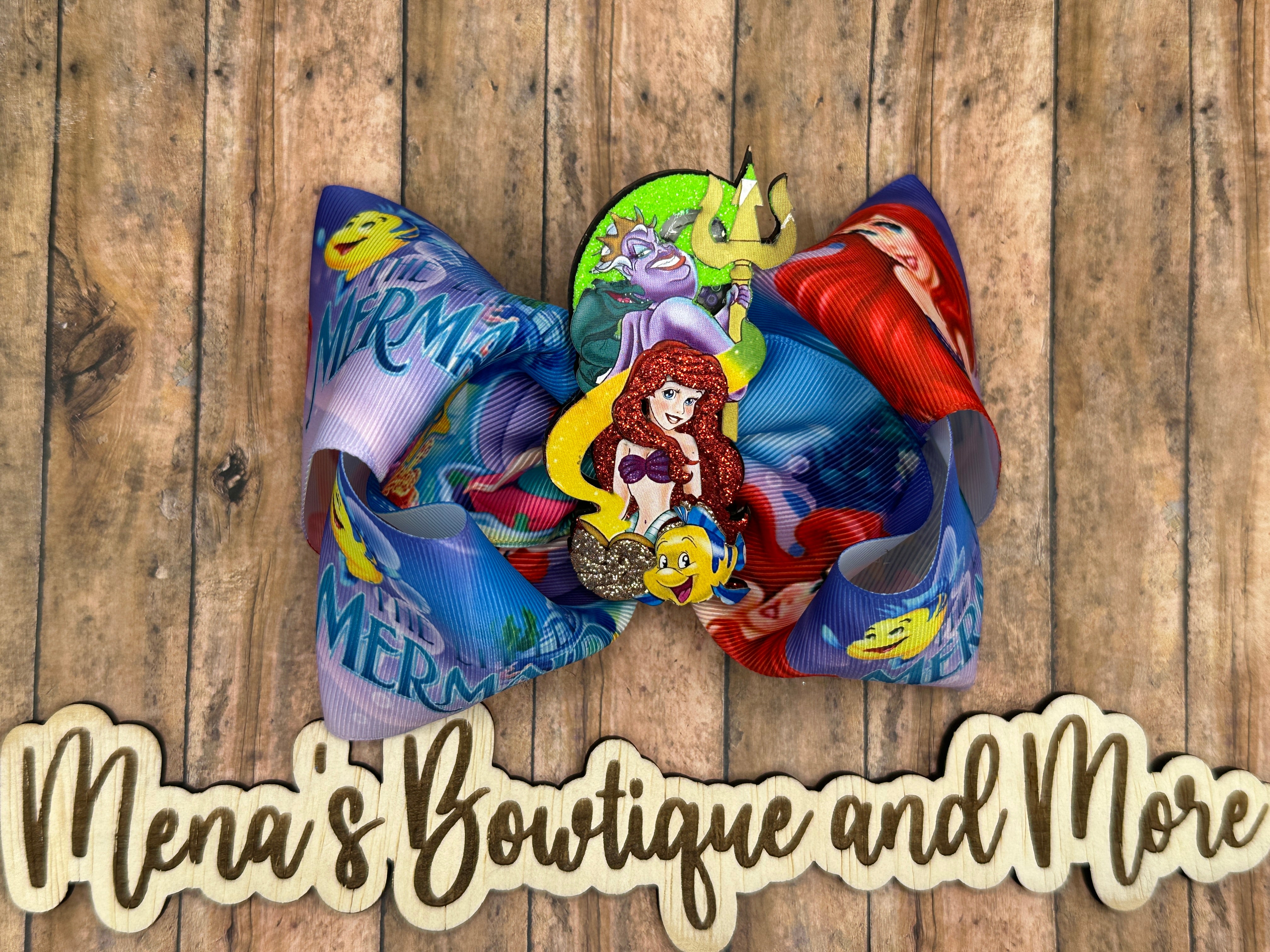 Red Head Princess Boutique Bow