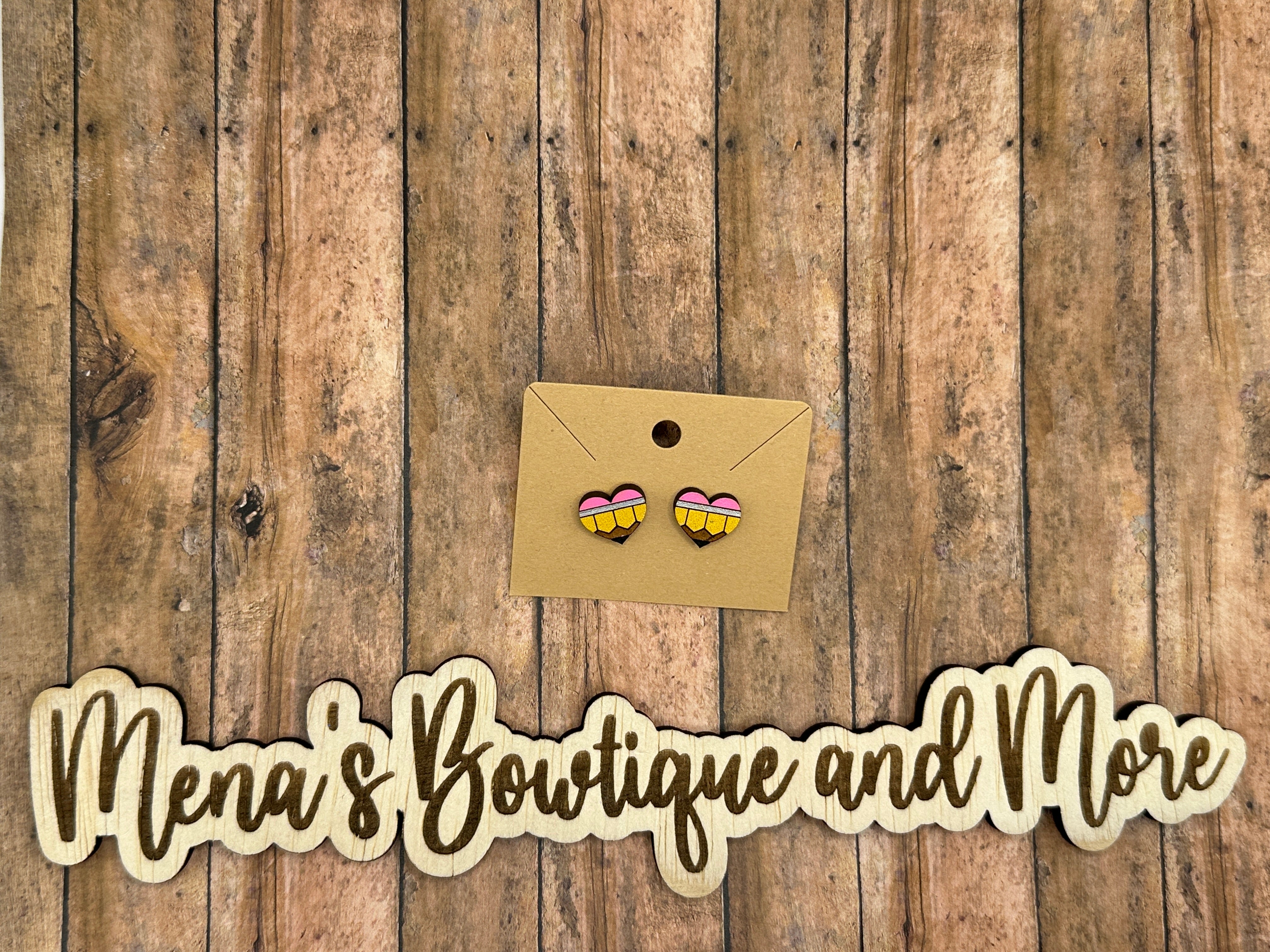 Teacher Earrings (Studs)