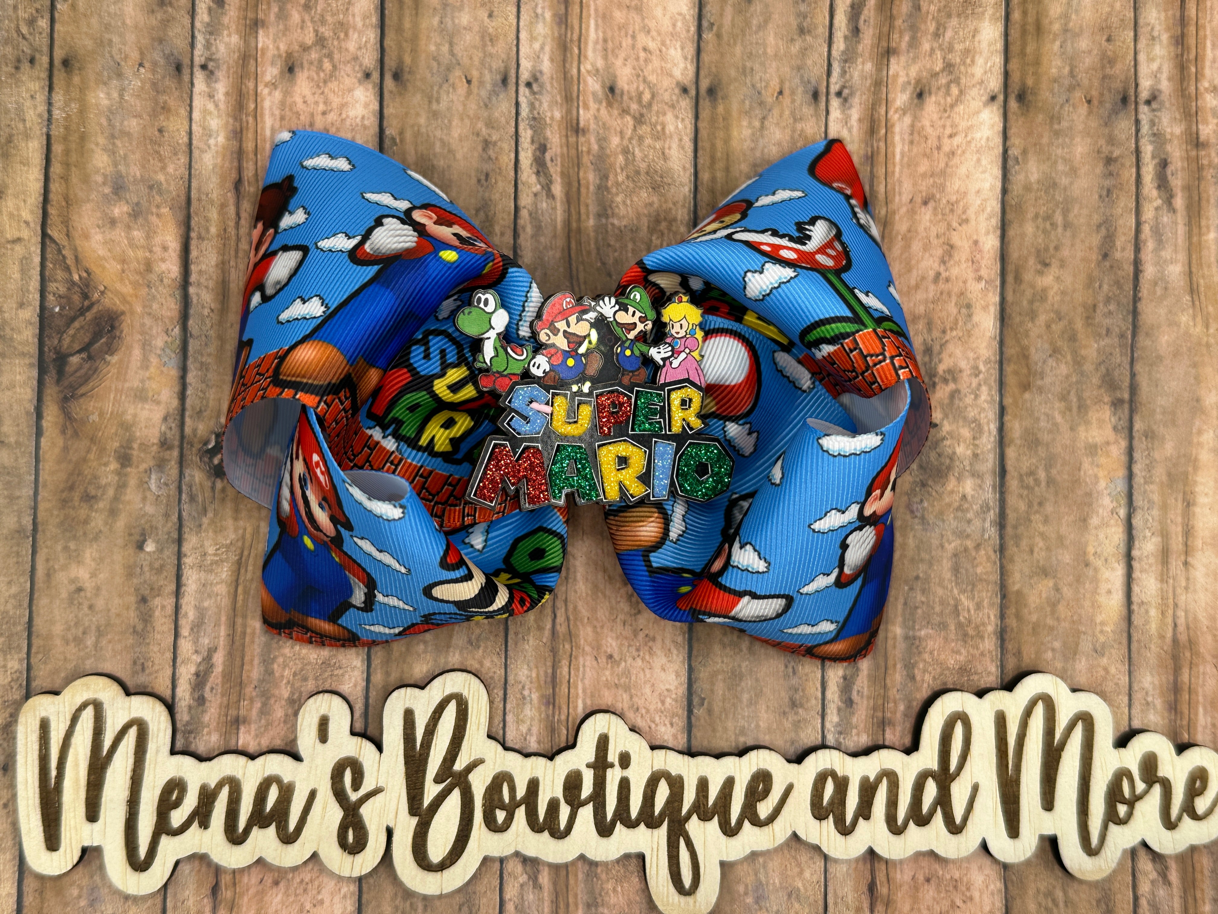 Brothers Race Car Boutique Bow