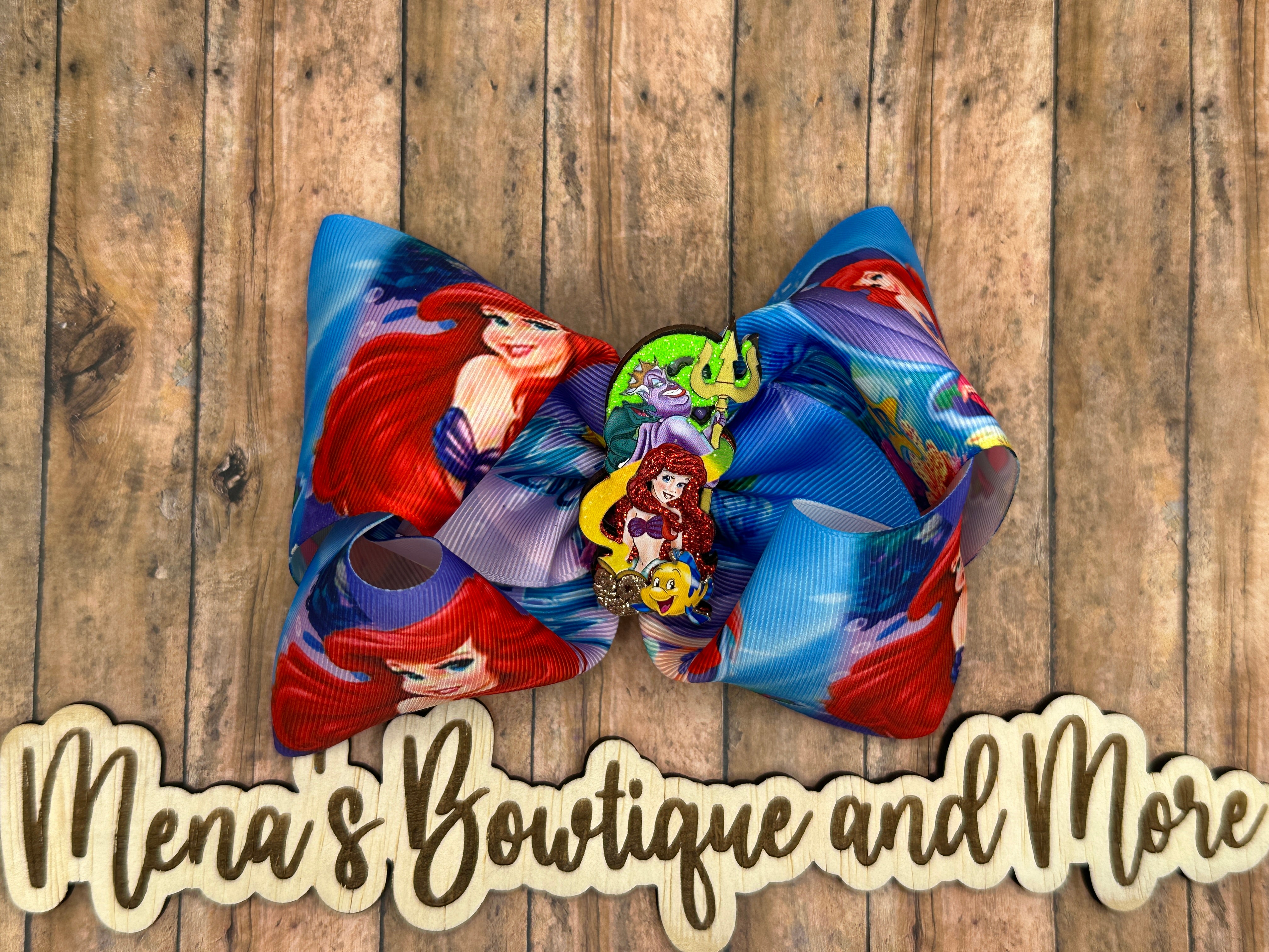 Red Head Princess Boutique Bow