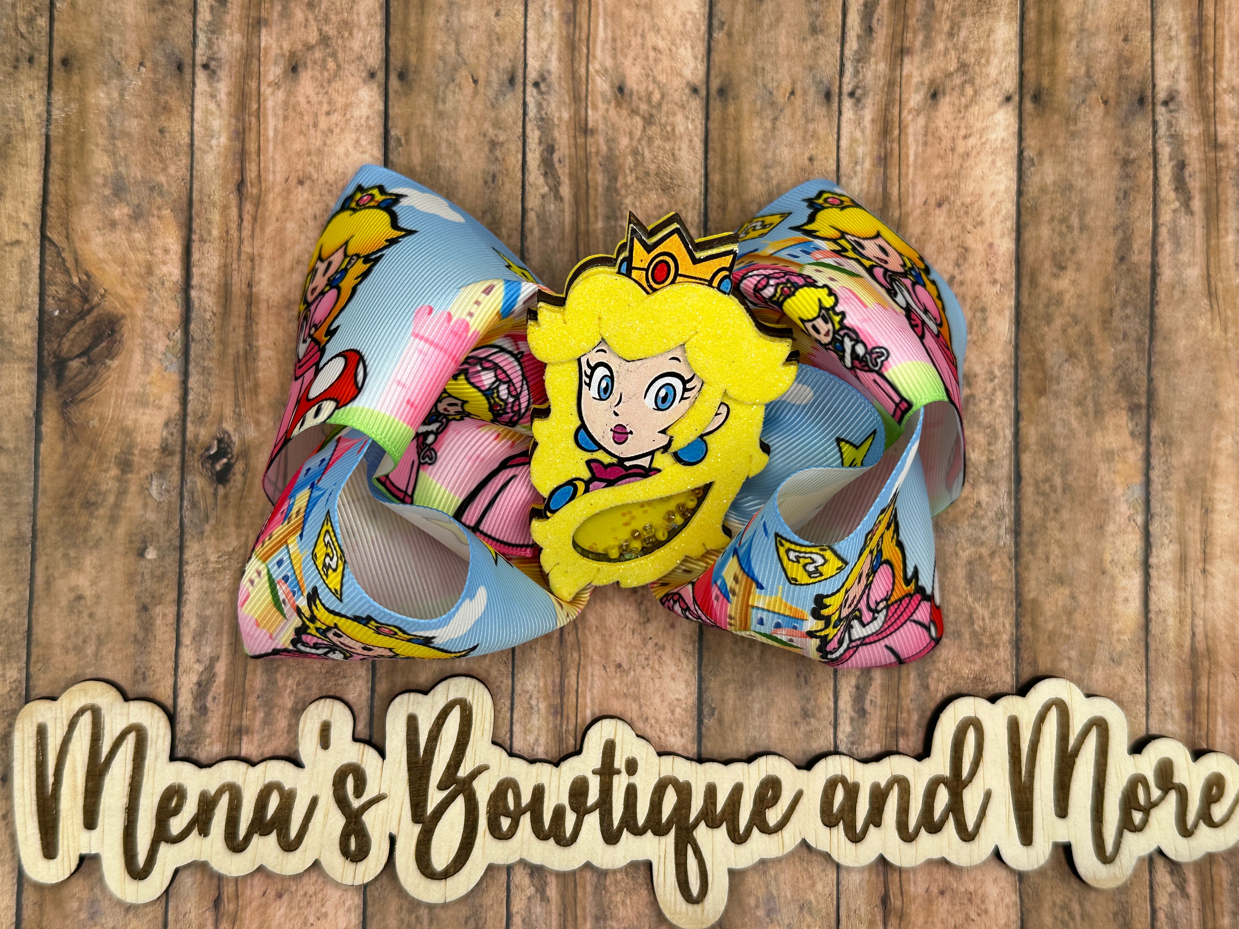 Race Car Princess Boutique Bow