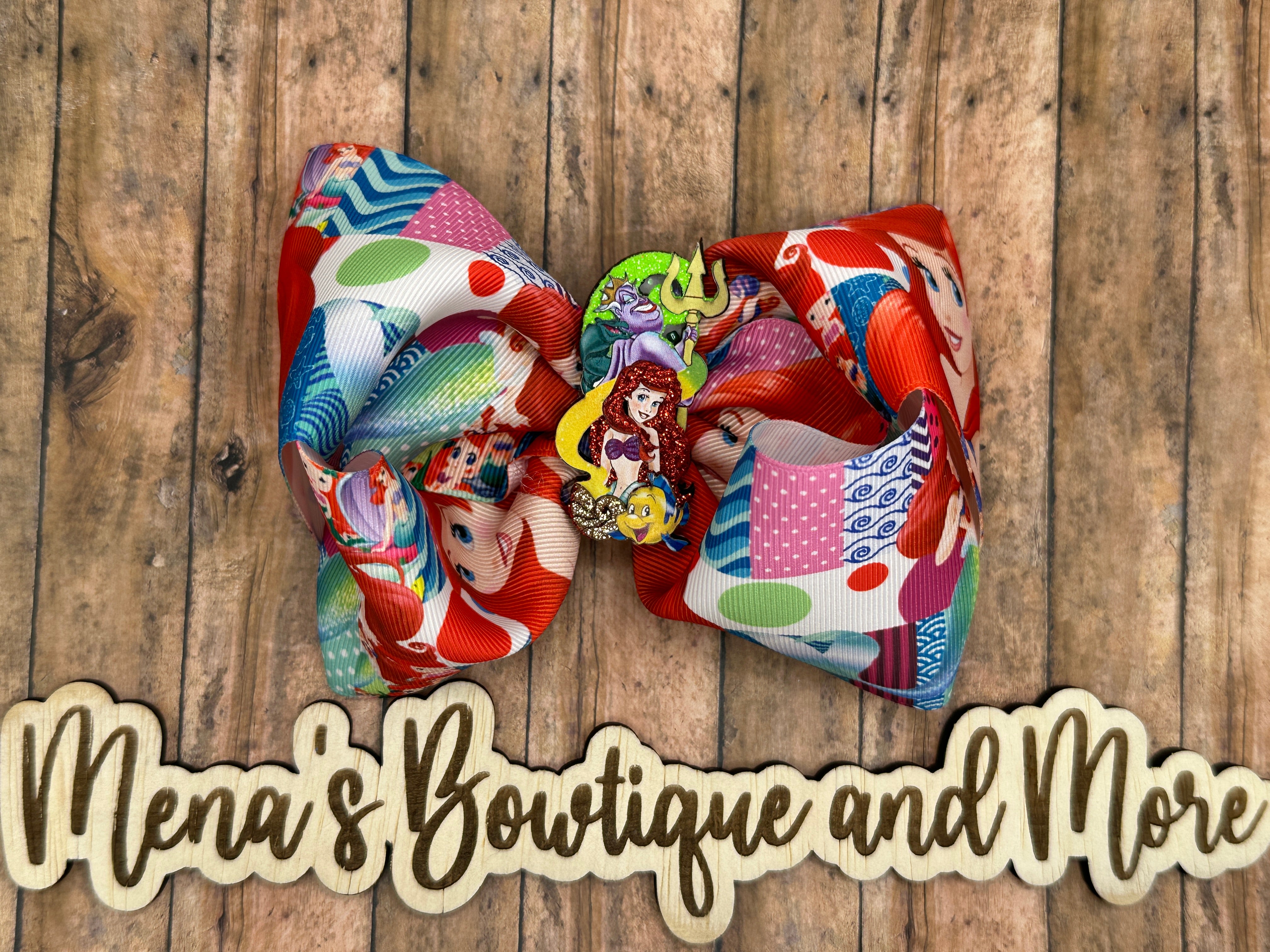 Red Head Princess Boutique Bow