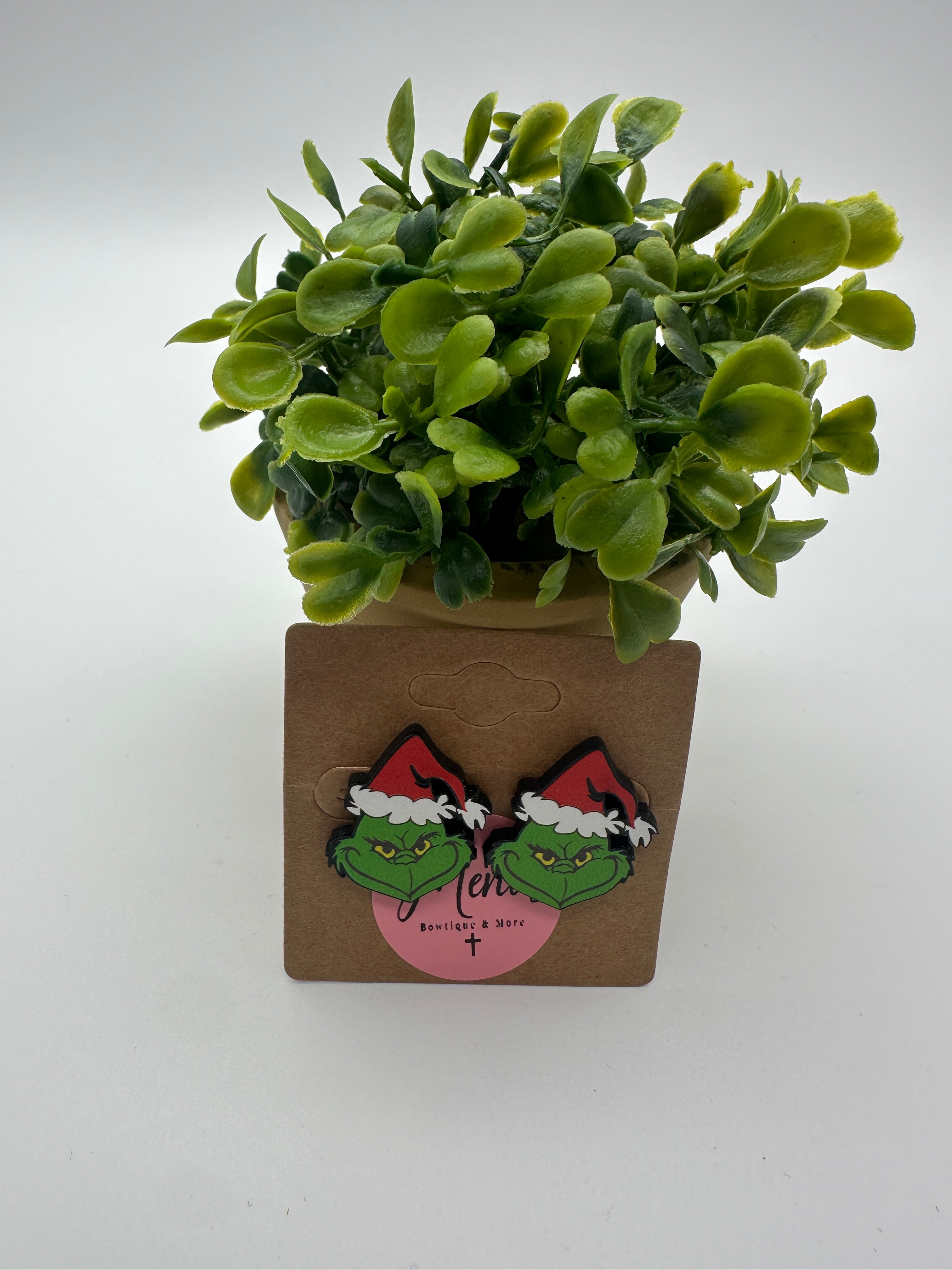 Modern Green Man Stud Large