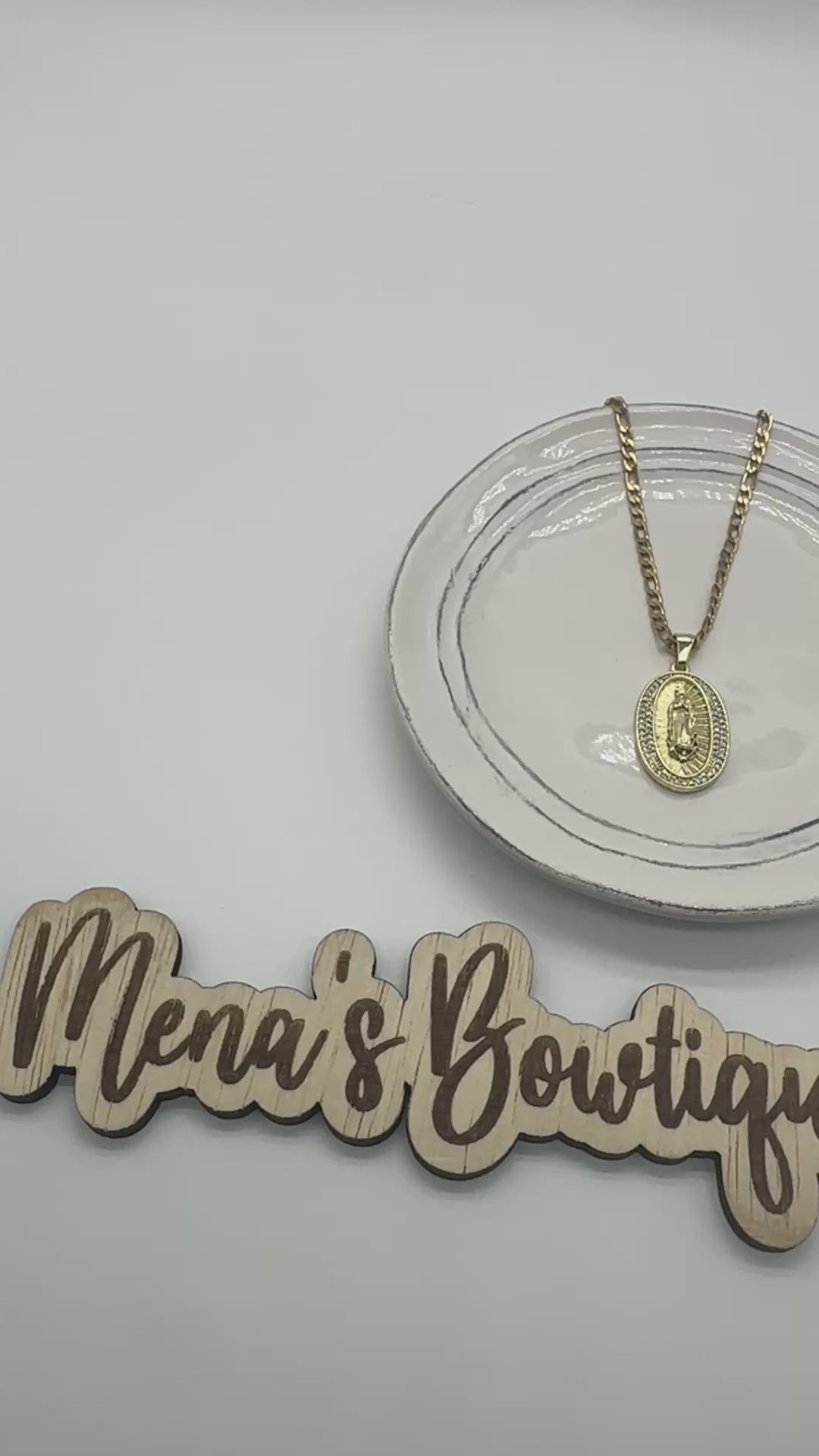 Virgen de Guadalupe- Gold Necklaces Assortment