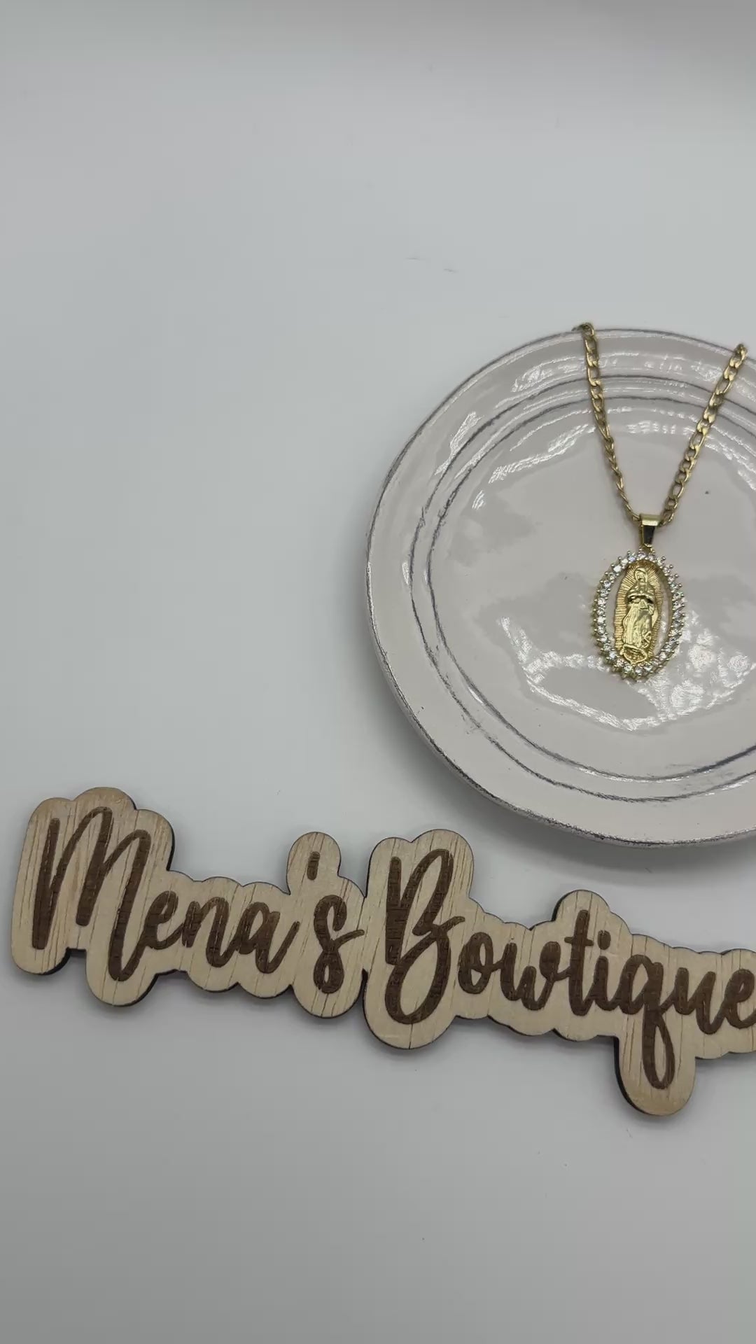 Virgen de Guadalupe- Gold Necklaces Assortment