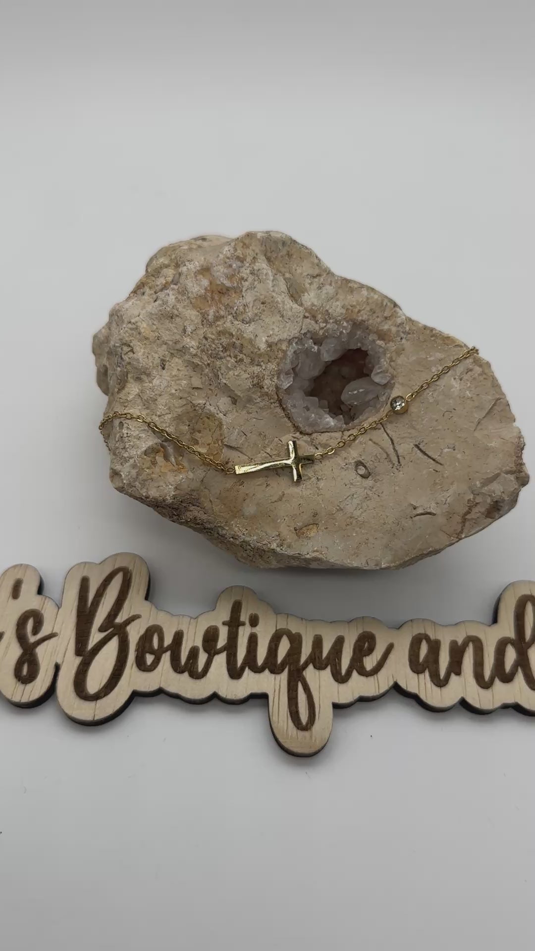 Simple Cross Gold Necklace