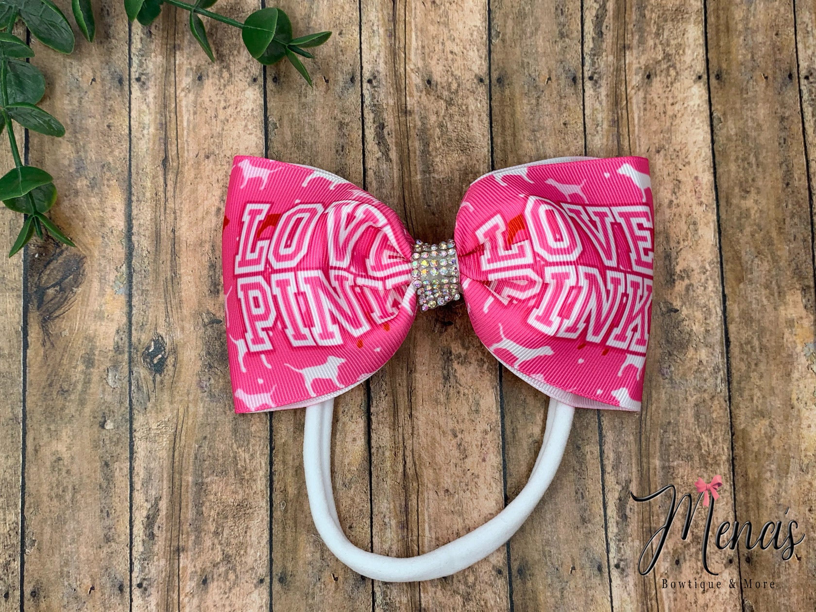 Pink Inspired Nylon Headband