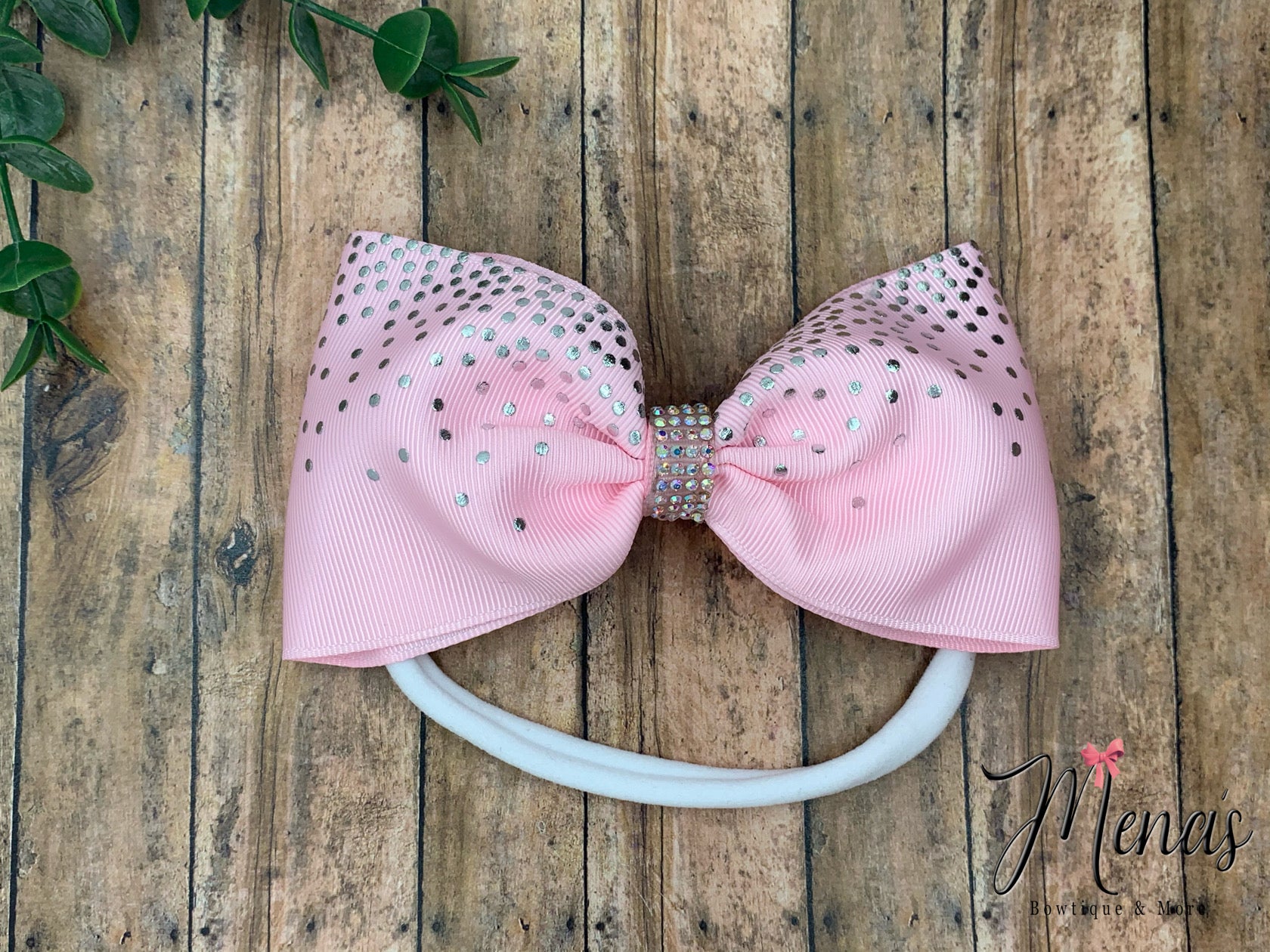 Pink FOIL Nylon Headband