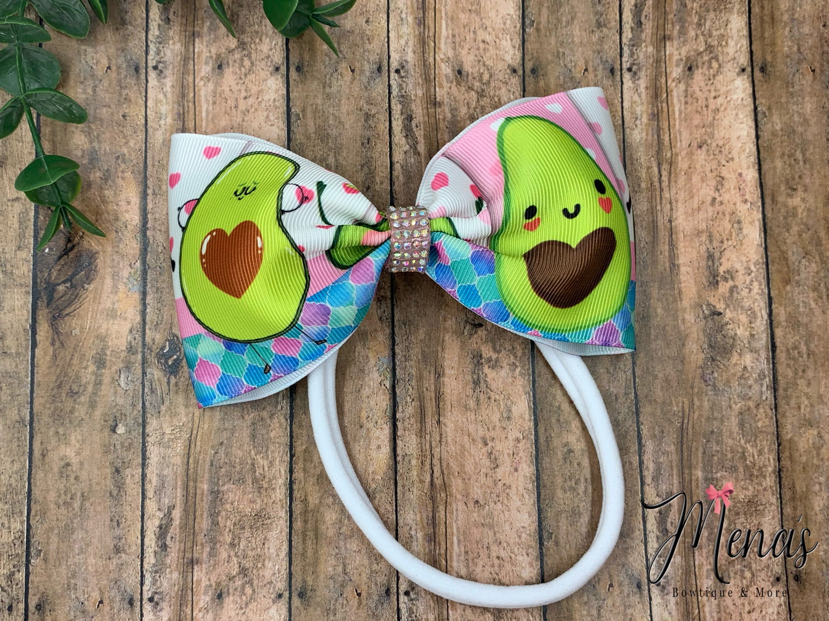 Avocado Mermaid Nylon Headband