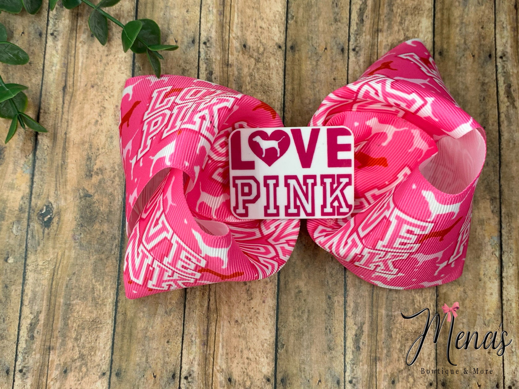 LOVE Pink Boutique Bow