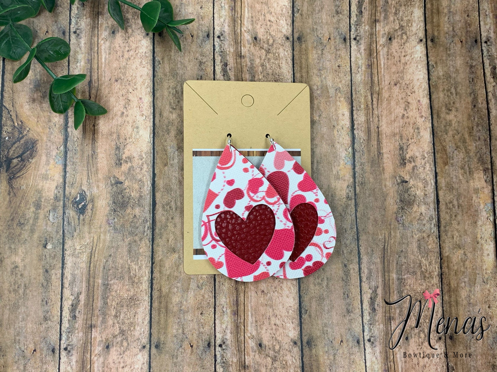 Heart Teardrop Earrings