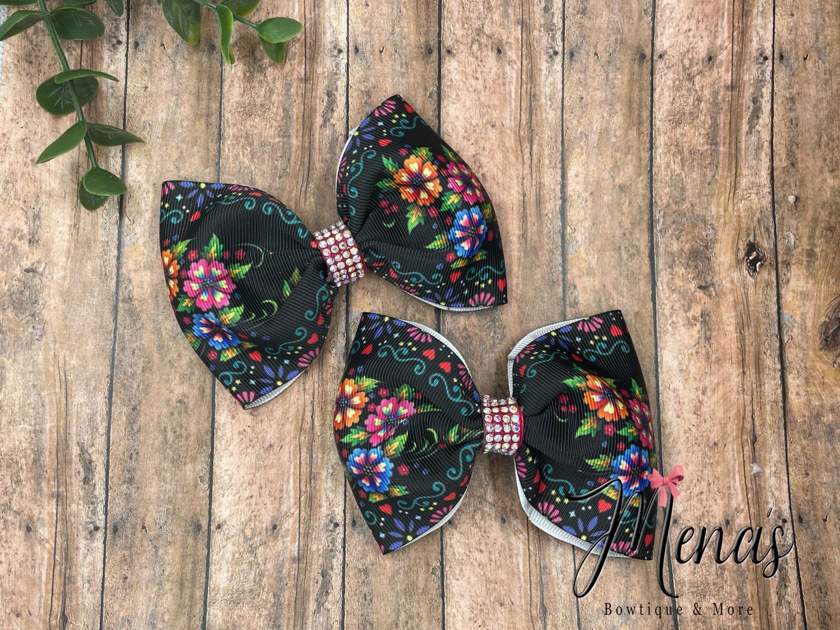 Fiesta Black Floral Piggies Set