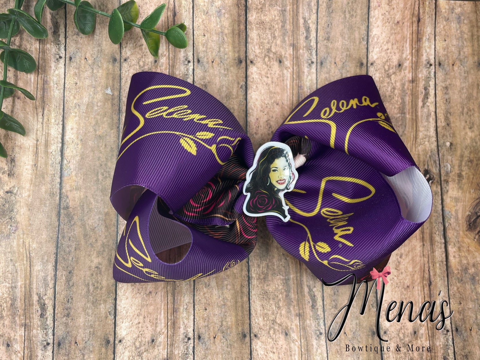 Tejana Inspired Purple Boutique Bow