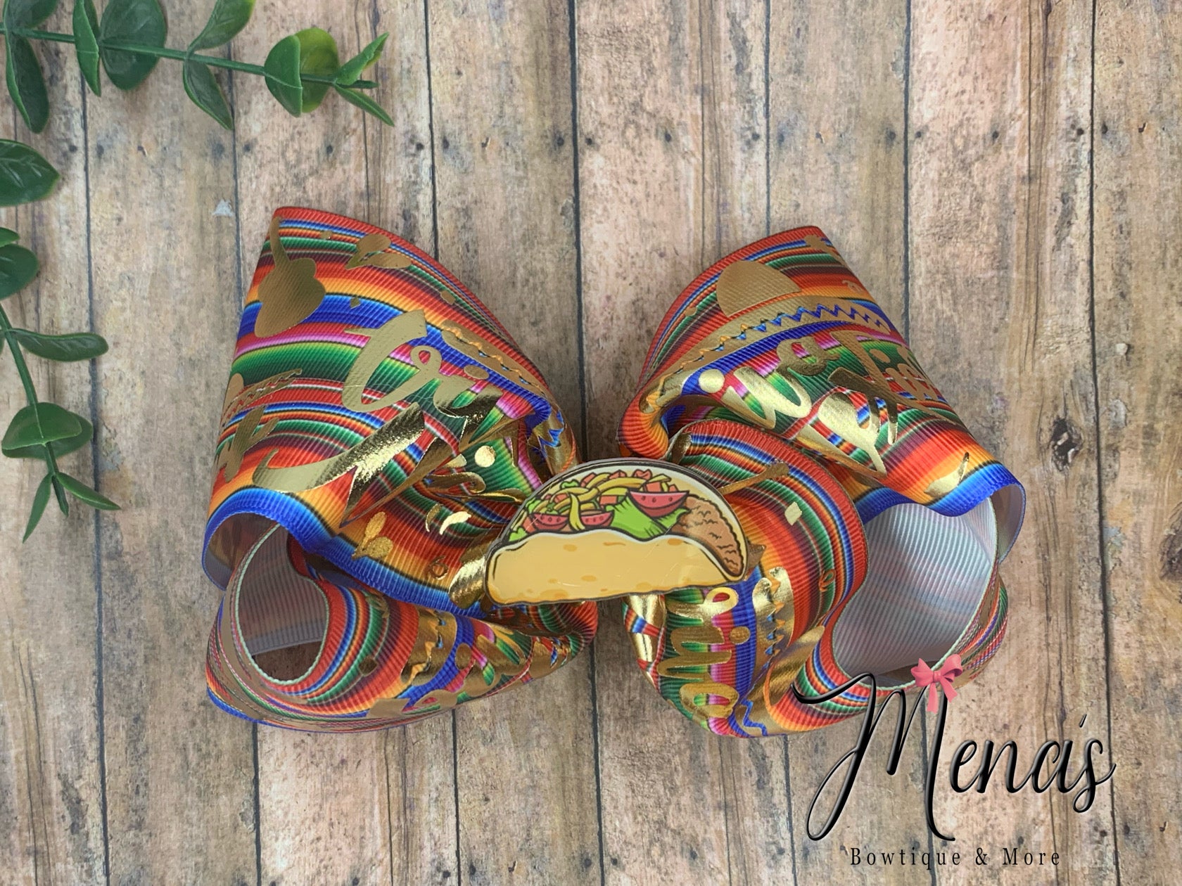 Viva Fiesta Foil Boutique Bow